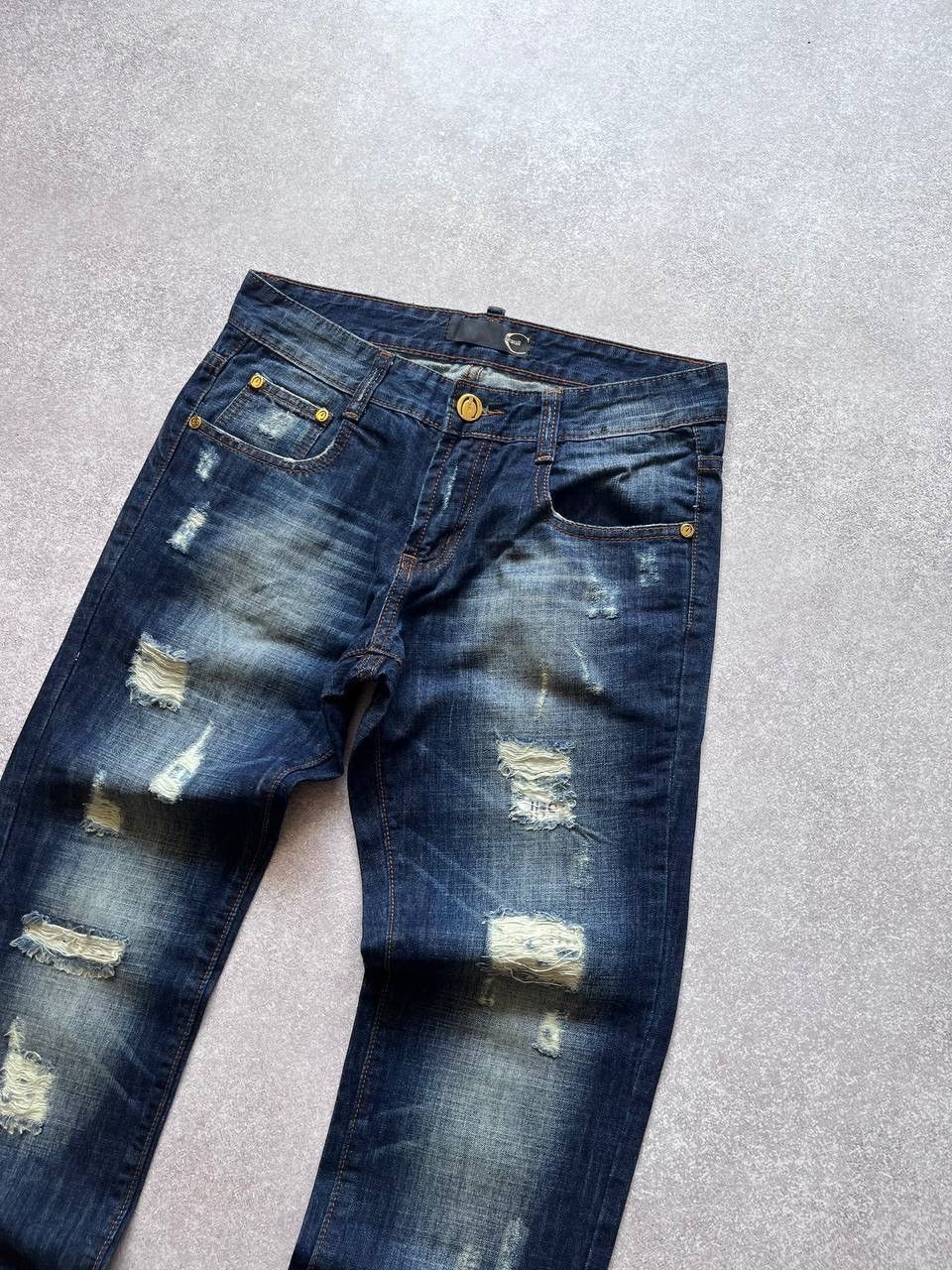 Just Cavalli Vintage Just Cavalli Patchwork Baggy Flared Jeans 30 Size US 30 / EU 46 - 3 Thumbnail