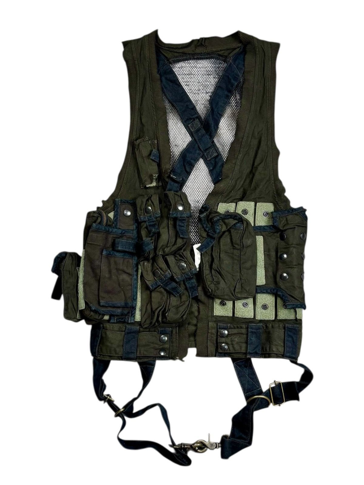 Le Grande Bleu (L.G.B.) Archive Veronica "Under Control" Cargo Vest Jacket Size US M / EU 48-50 / 2 - 3 Thumbnail