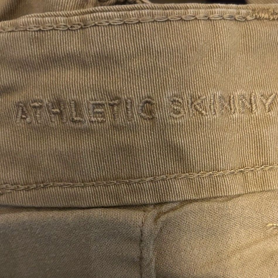 American Eagle Outfitters American Eagle Mens Jeans Brown Authentic Skinny Cotton Blend Stretch 29x32 Slim 5-Pocket Size US 29 - 5 Thumbnail