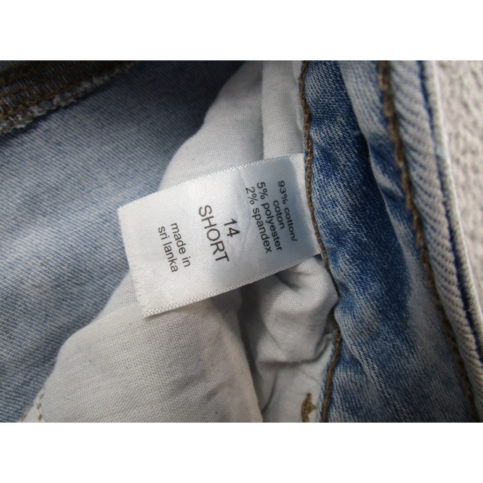 Vintage Maurices M Jeans Button Fly Light Wash Slim Straight Ankle Mid Rise 14 Short Womens Blue Jeans Size 36" / US 14 / IT 50 - 5 Thumbnail