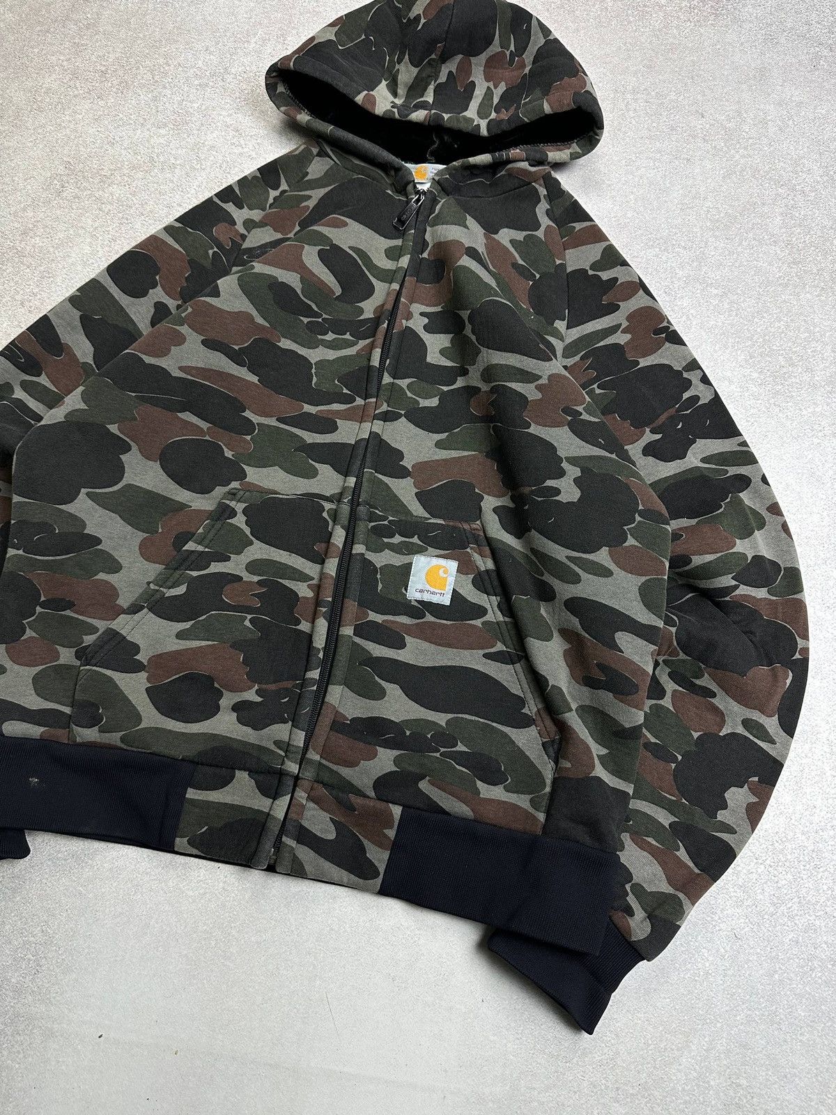Carhartt Vintage Carhartt Camo Active Zip Hoodie M Size US M / EU 48-50 / 2 - 4 Thumbnail