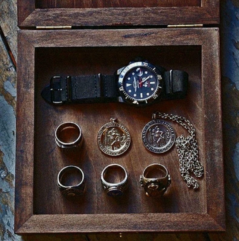 TOYS McCOY TOYS McCoy Limited Edition Wooden Jewelry Box, Storage Box Size ONE SIZE - 4 Thumbnail