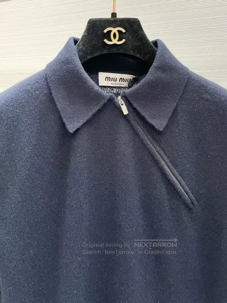 Miu Miu Miu Miu 36 New cashmere knitted short sleeves in autumn and Size S / US 4 / IT 40 - 3 Thumbnail