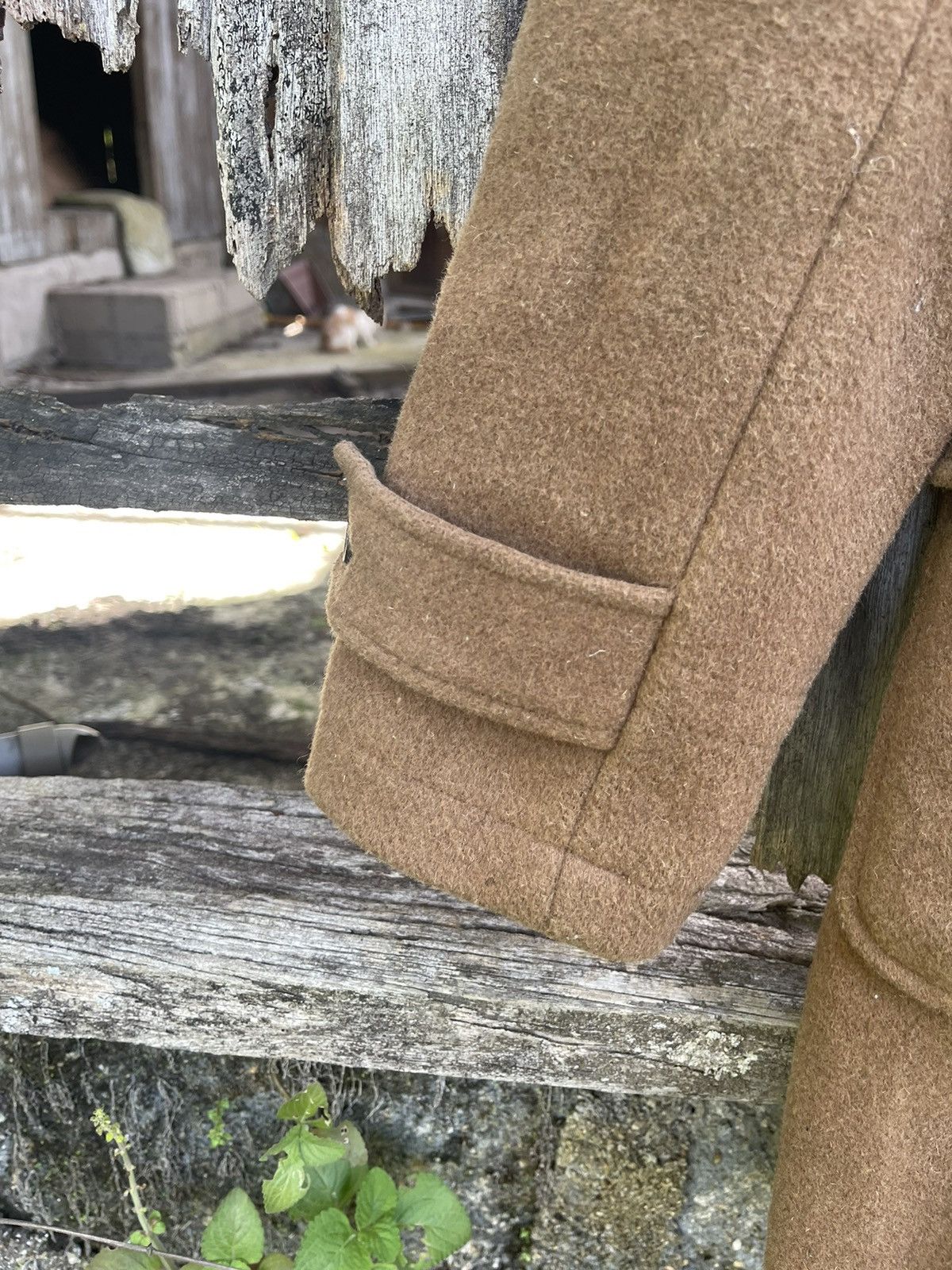 Designer HARE Classic Wool Duffle Coat (Camel Brown) - Size S Size US M / EU 48-50 / 2 - 7 Thumbnail