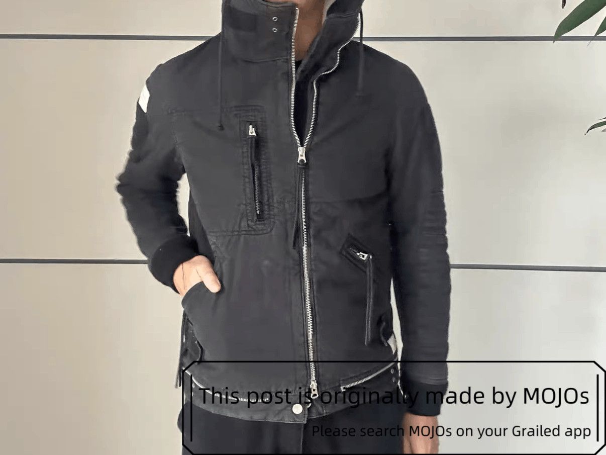 Undercover Sz 1 Undercover 10AW Multi Zip Padded Bike Jacket mojos18161 Size US S / EU 44-46 / 1 - 8 Thumbnail