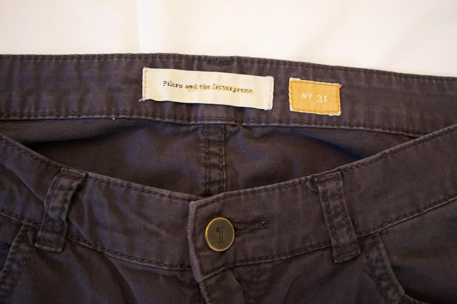 Designer Pilcro & Co. Retro Styled Fitted Pants - Size 31 Size 31" - 3 Thumbnail