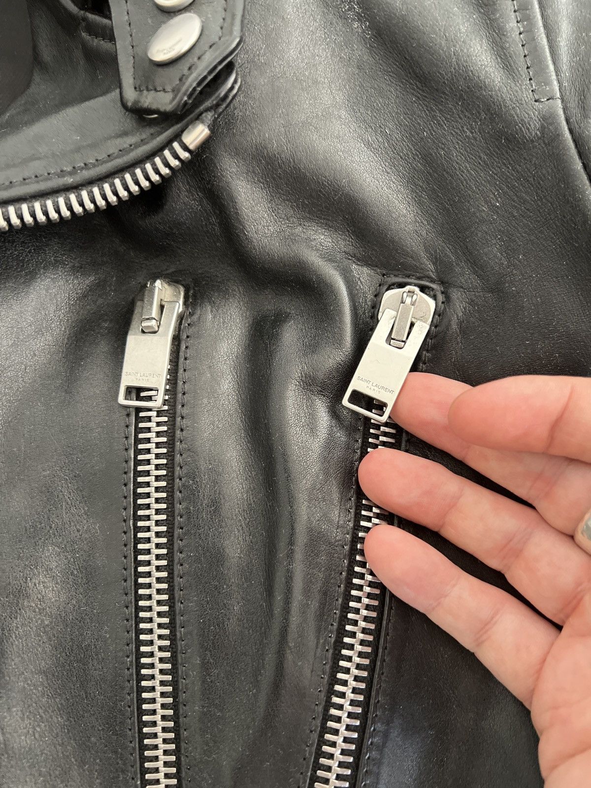 Saint Laurent Paris Saint Laurent Paris L17 Leather Jacket size 48 from 2018 Size US M / EU 48-50 / 2 - 11 Thumbnail