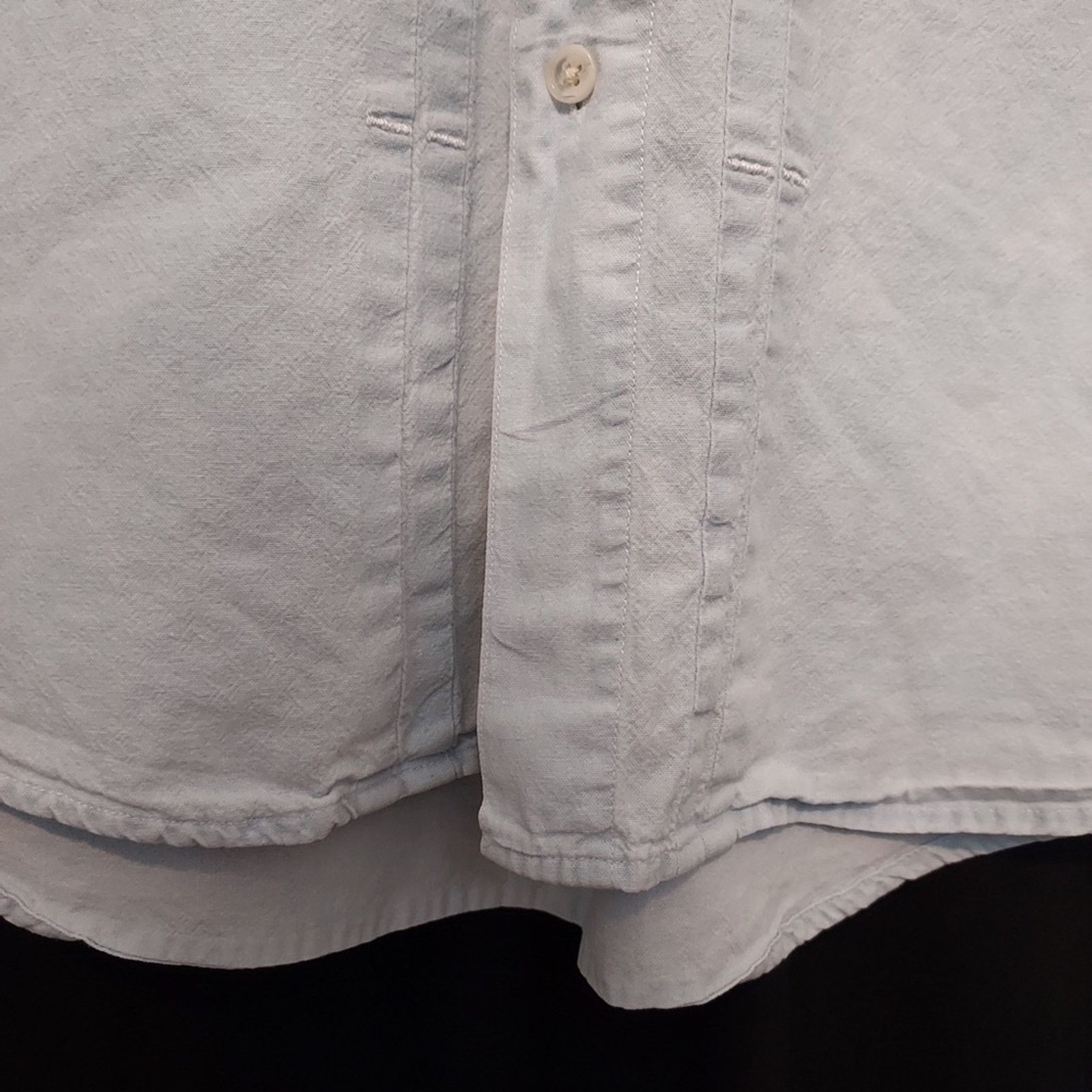 Other Andy and Karen Maritimmo Blue Button Up Front Pockets Shirt Size US M / EU 48-50 / 2 - 8 Thumbnail