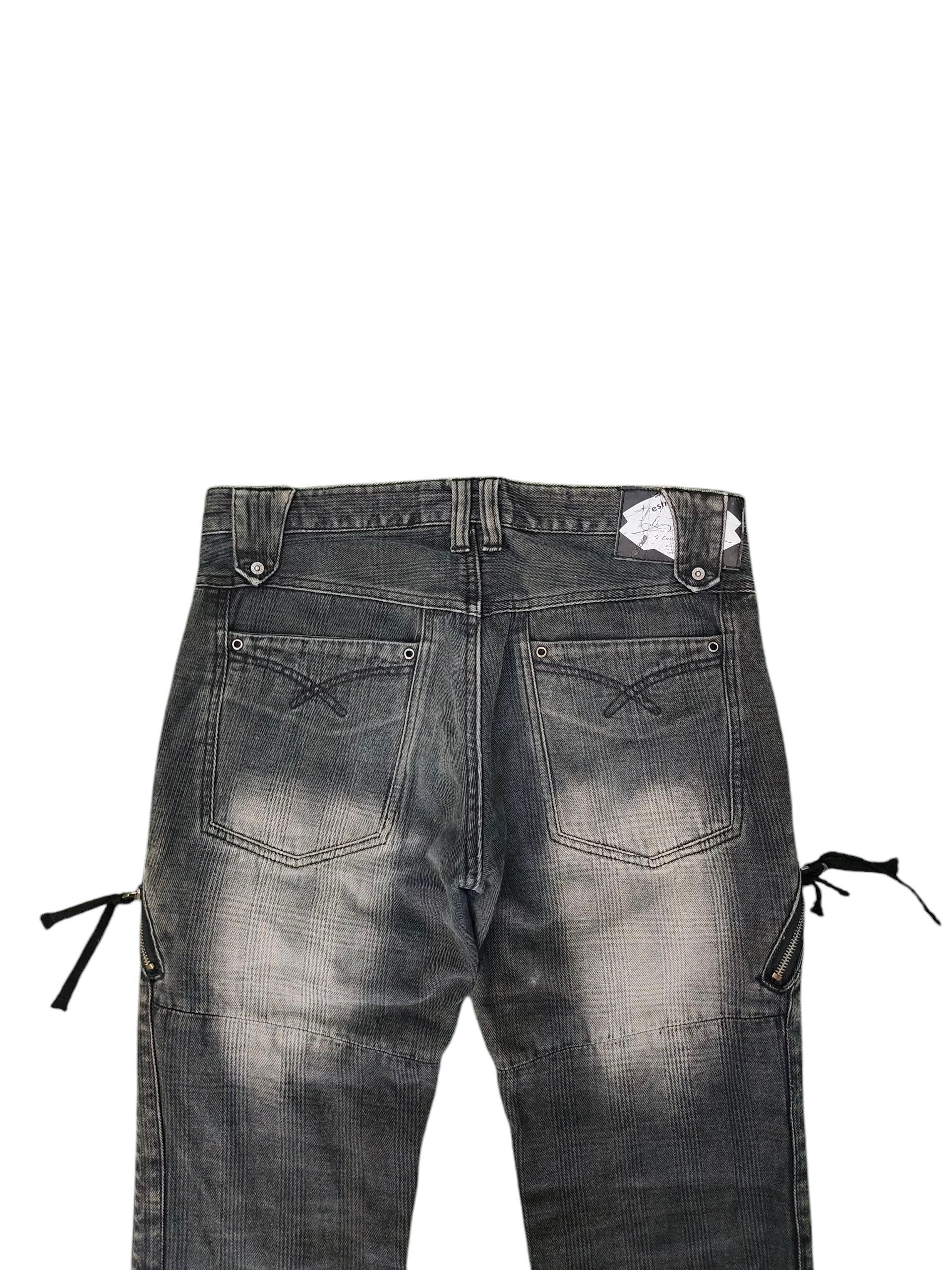 PPFM Ppfm Multi Pocket Zipper Denim Pants Punks Gothic Style Size US 32 / EU 48 - 9 Thumbnail
