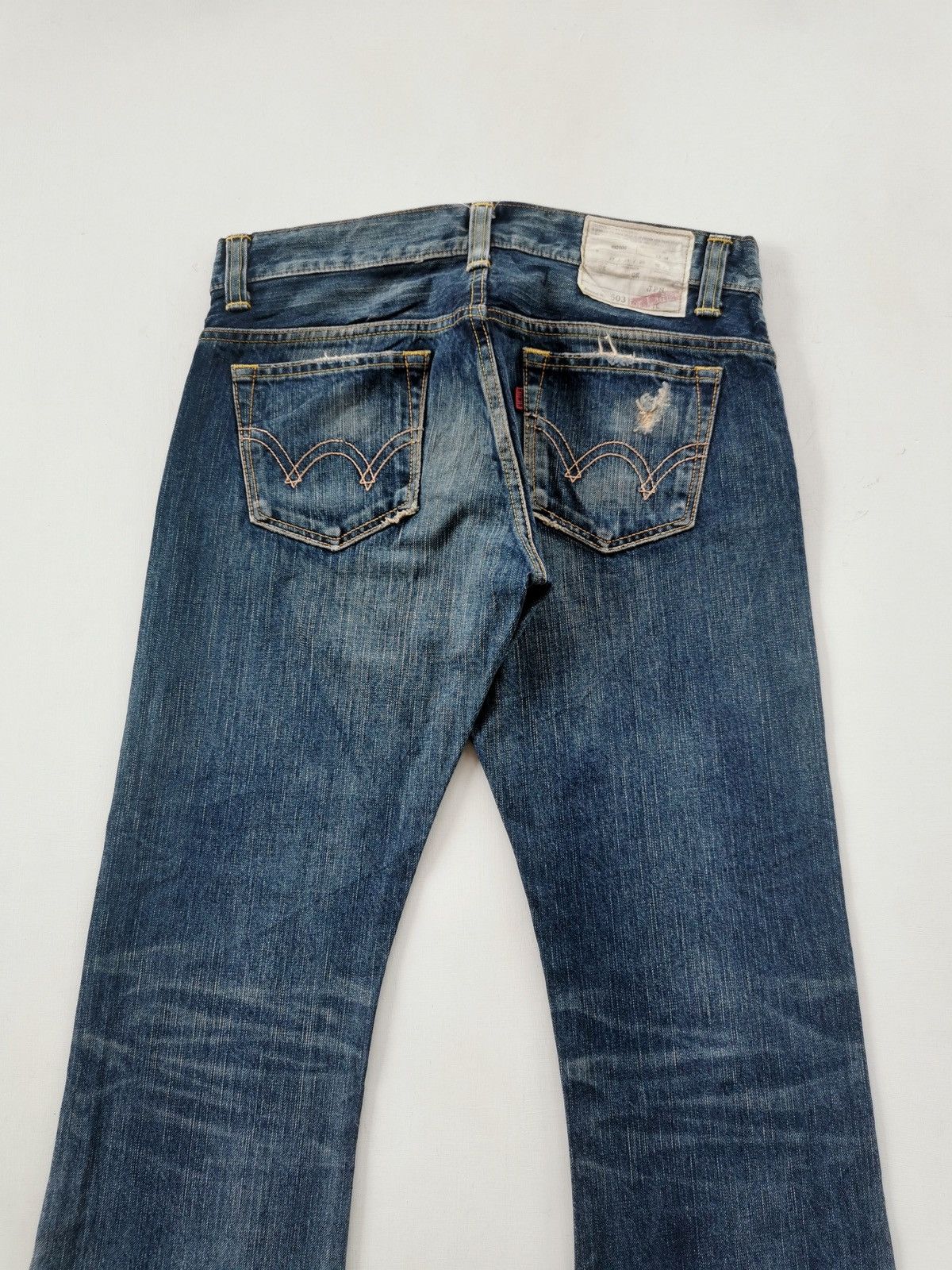 Edwin Edwin 503 13oz Bootcut Jeans Size 30" / US 8 / IT 44 - 6 Thumbnail