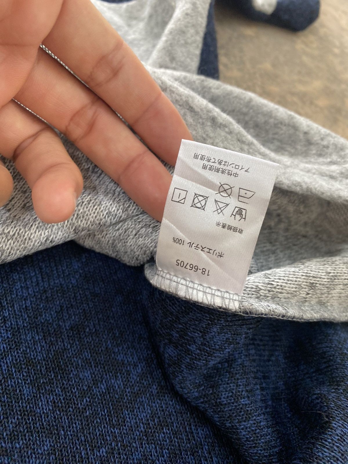 Japanese Brand KAPITAL STYLE PATCHWORK MOCKNECK CROP SWEATER BY AGRIGENTO Size US M / EU 48-50 / 2 - 7 Thumbnail