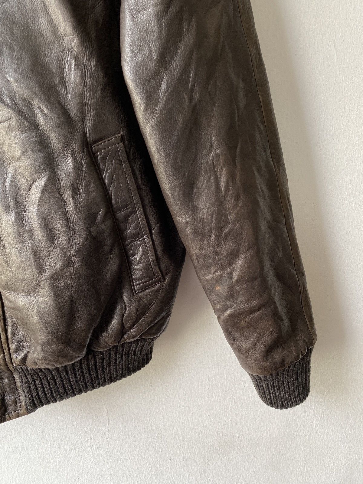 Japanese Brand Vintage 90s Angel Leather Fur Jacket Size US M / EU 48-50 / 2 - 8 Thumbnail