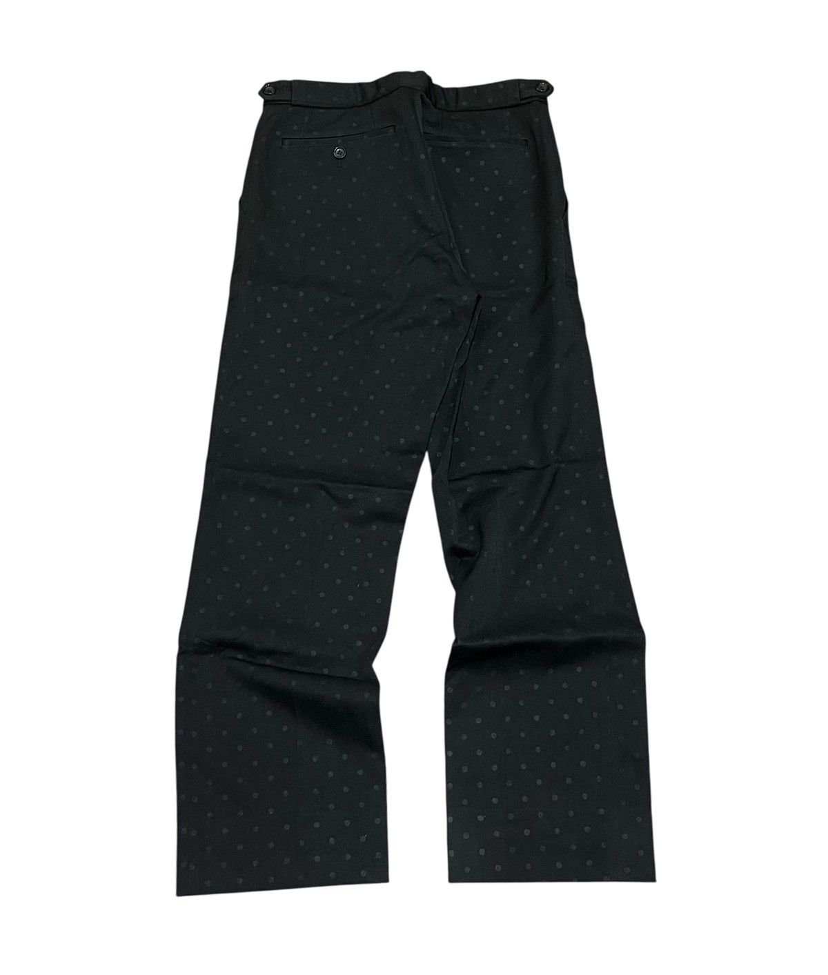 Comme des Garcons Cdg AD2000 polkadot black straight trousers Size US 28 / EU 44 - 5 Thumbnail