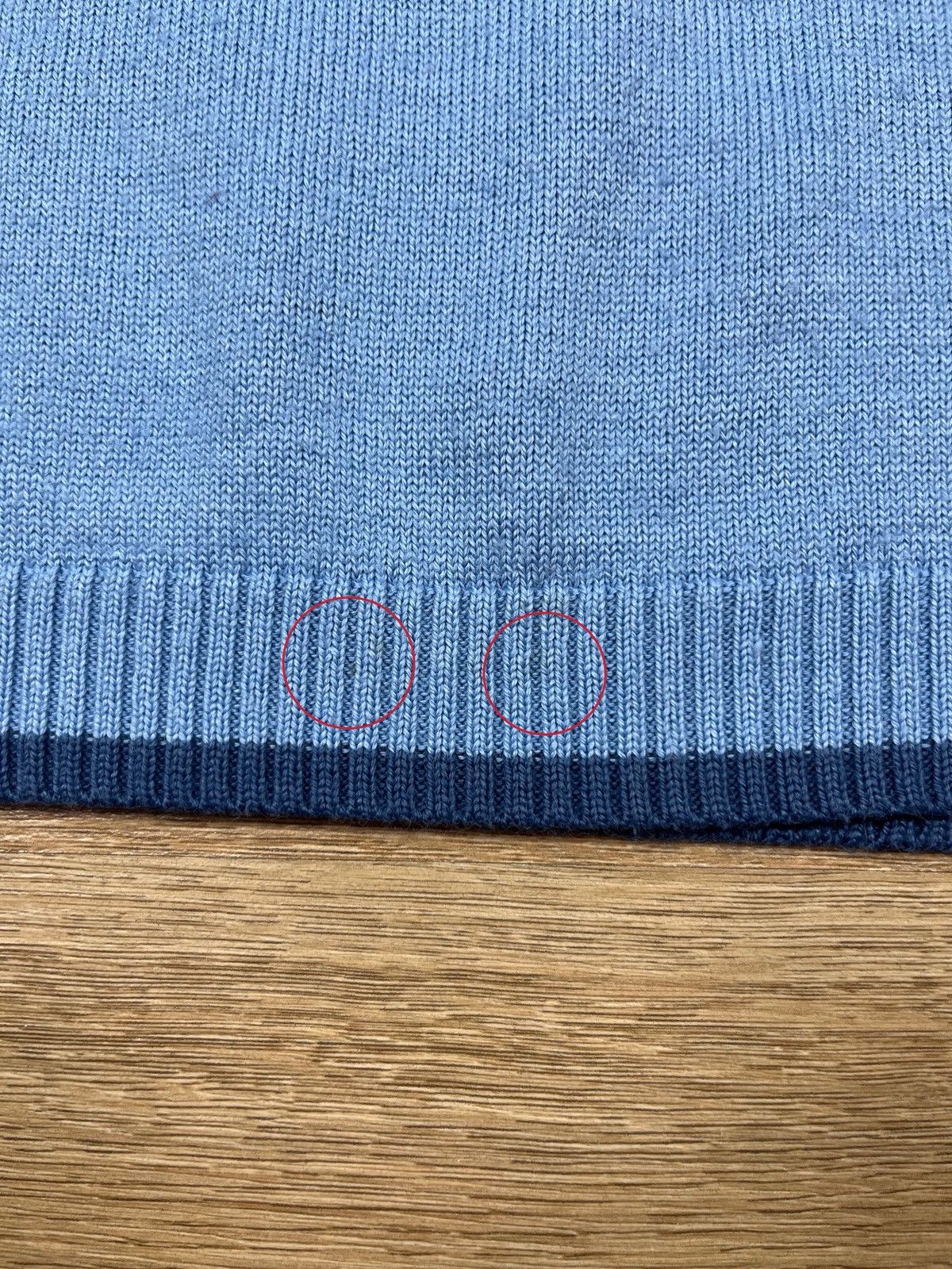 Yves Saint Laurent Vintage Yves Saint Laurent Knit Sweater YSL Big Logo Blue Size US XXL / EU 58 / 5 - 9 Thumbnail