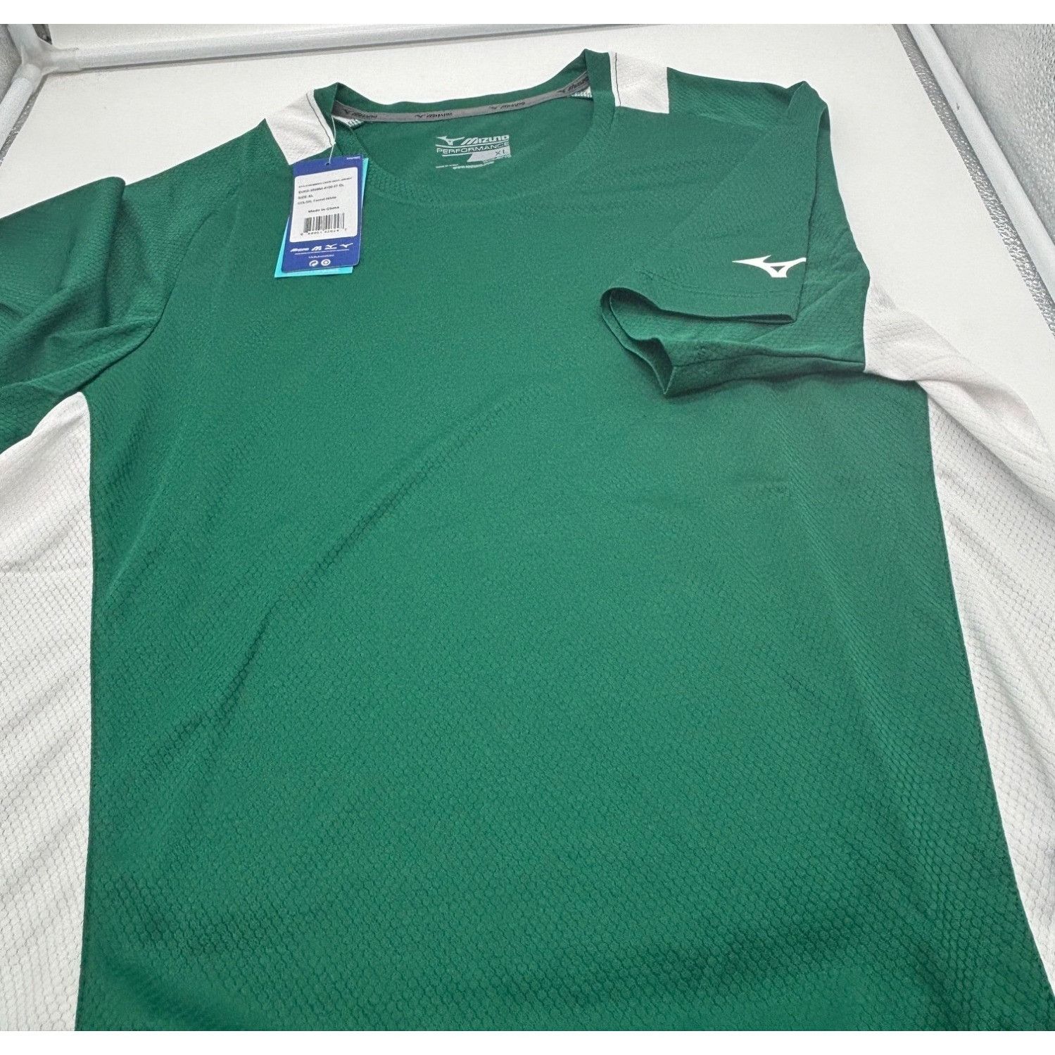 Mizuno Mizuno Women’s Softball Crew Neck Jersey, Forest Green /Whi Size XL / US 12-14 / IT 48-50 - 6 Thumbnail