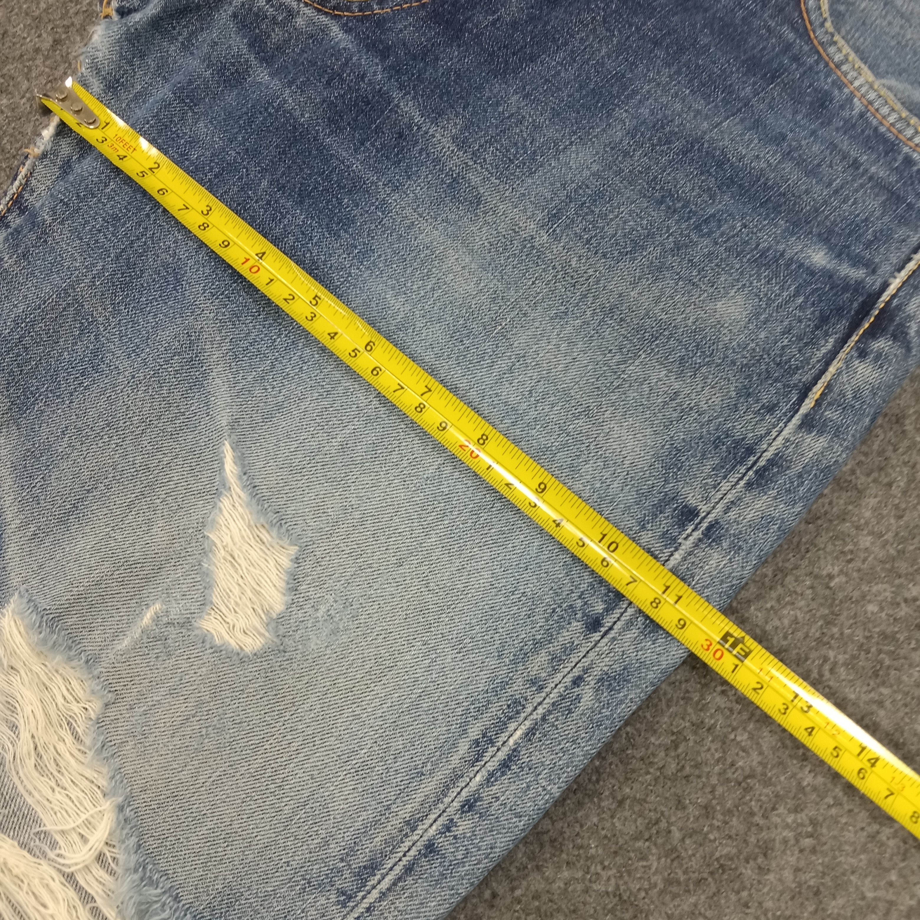 Evisu × Vintage Evis Japanese Brand Daicock Custom Art Denim Jeans Size US 28 / EU 44 - 14 Thumbnail