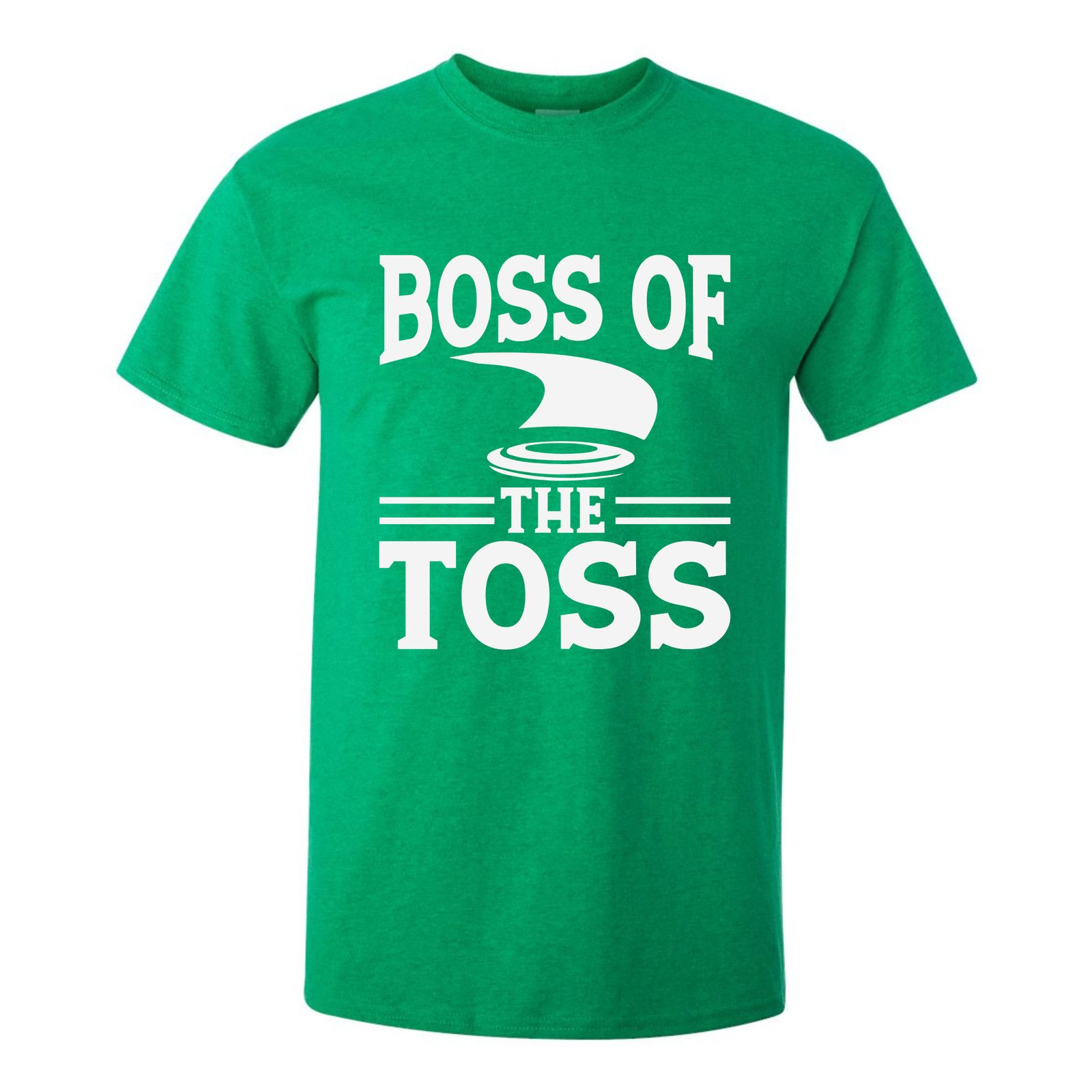 Gildan Disc Golf Shirt BOSS of the TOSS Mens Discgolfing T-Shirt Size US L / EU 52-54 / 3 - 4 Thumbnail