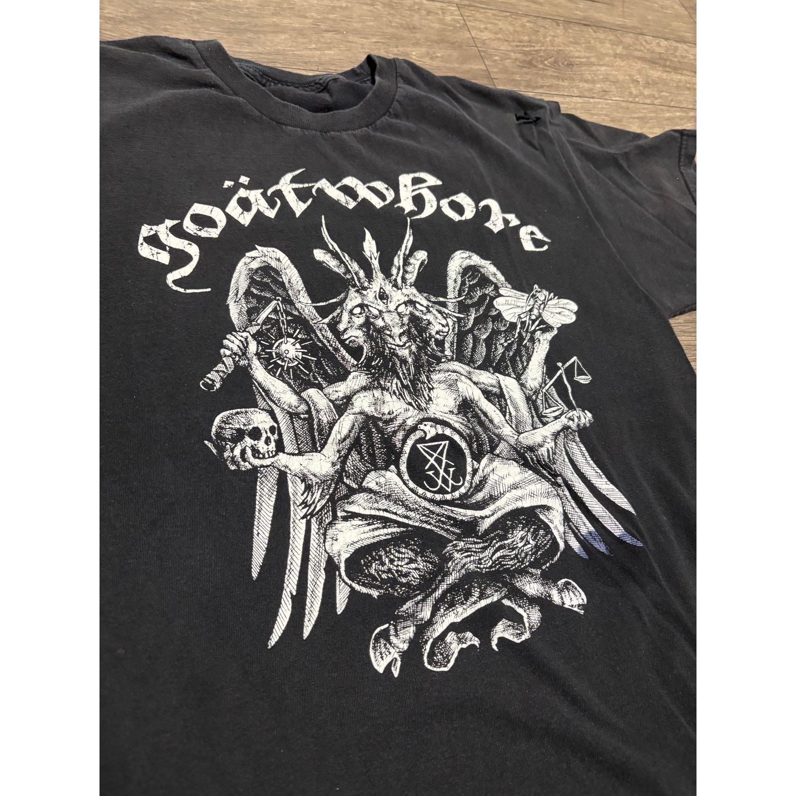 Vintage Goatwhore Band Black Tee Sz M Size US M / EU 48-50 / 2 - 2 Thumbnail