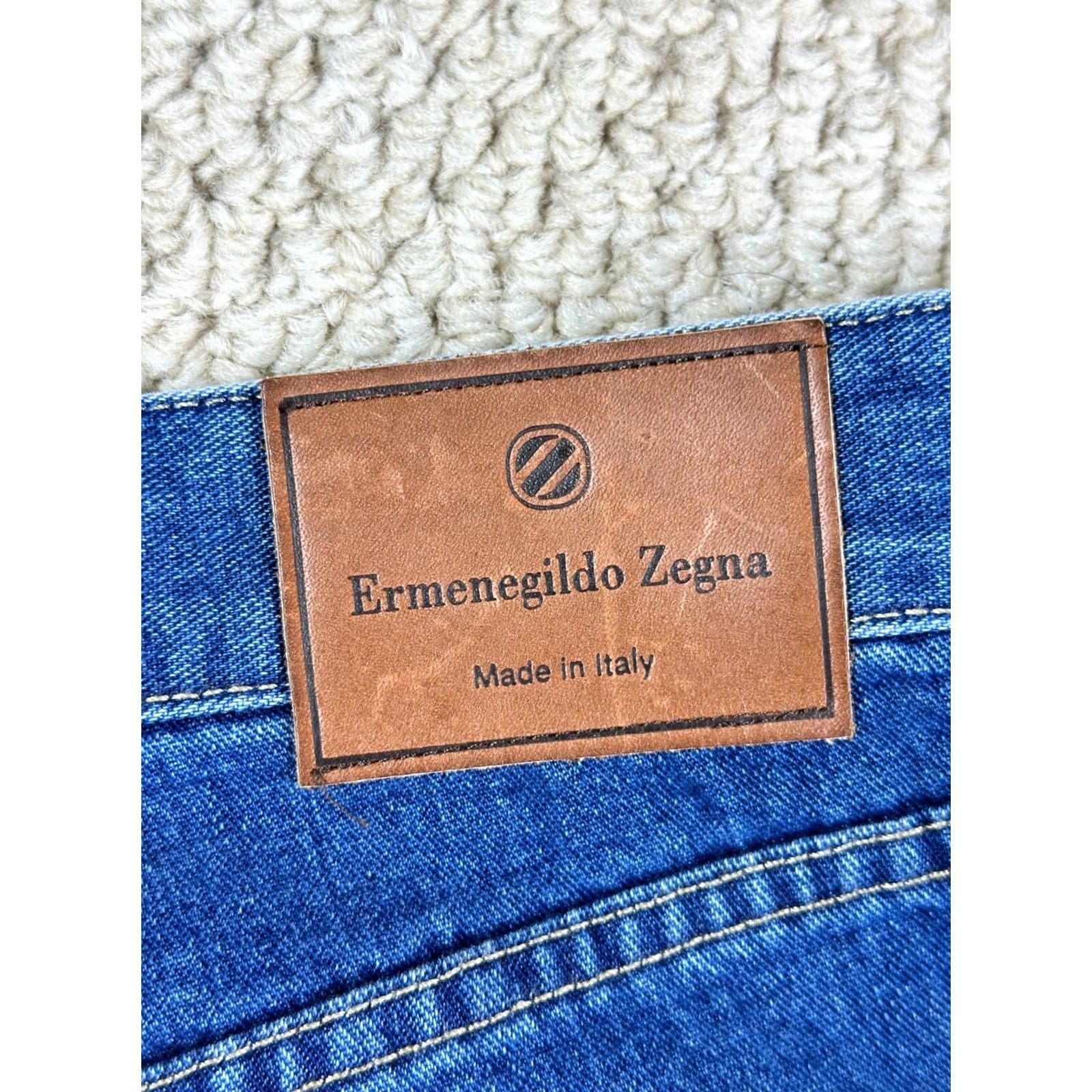 Ermenegildo Zegna Ermenegildo Zegna Jeans Mens 41x30 Blue Denim Made in Italy D-TK-6297 Size US 41 - 4 Thumbnail