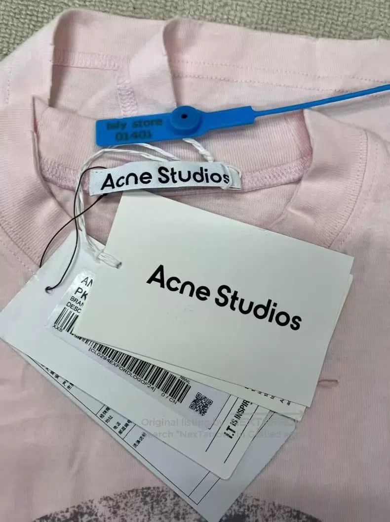 Acne Studios Acne Studios Mixed Color Logo Printed Crewneck Slouchy Sho Size US XXS / EU 40 - 4 Thumbnail