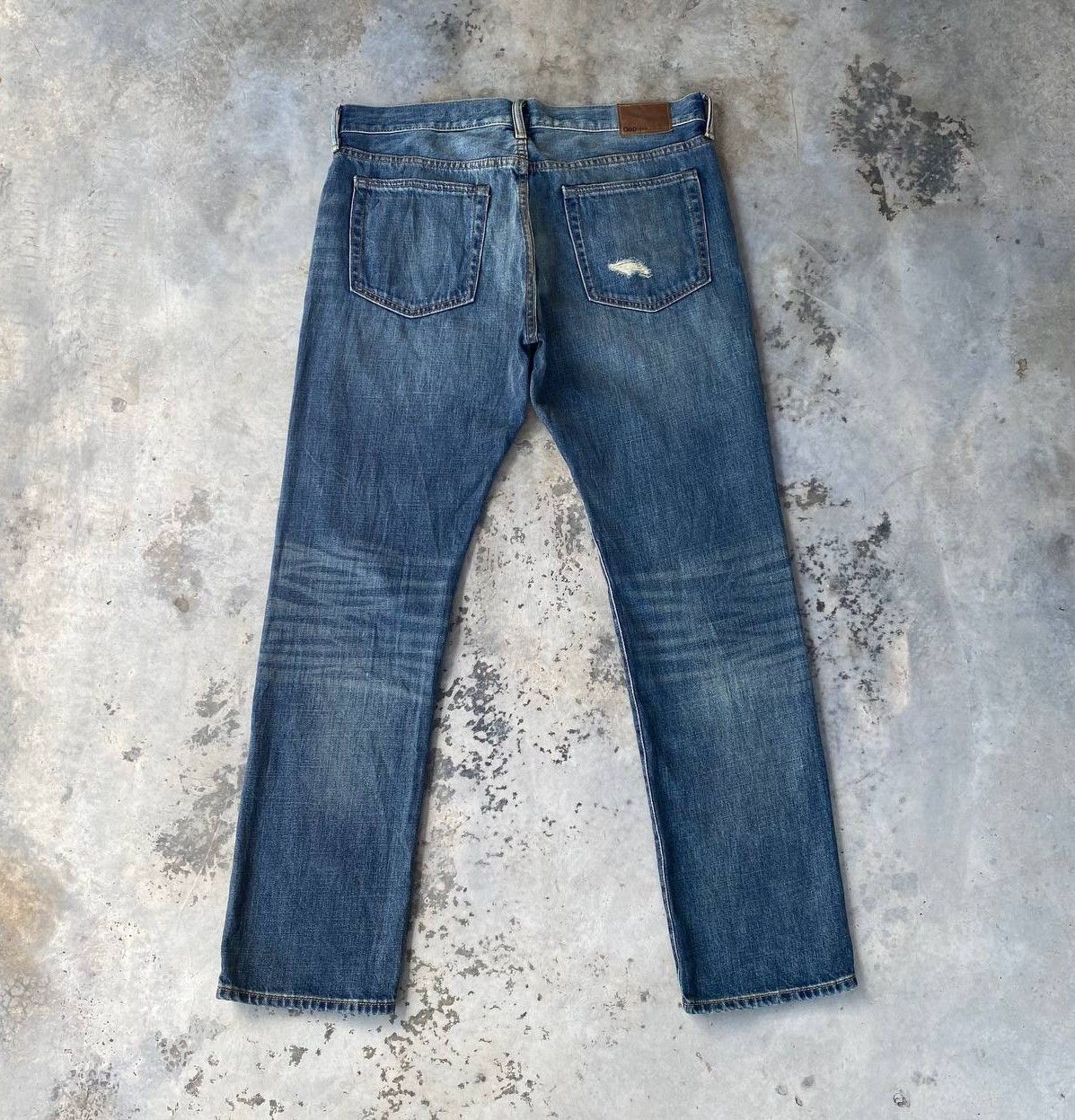 Gap VINTAGE Y2K GAP DISTRESSED GRUNGE DENIM Size US 33 - 12 Thumbnail