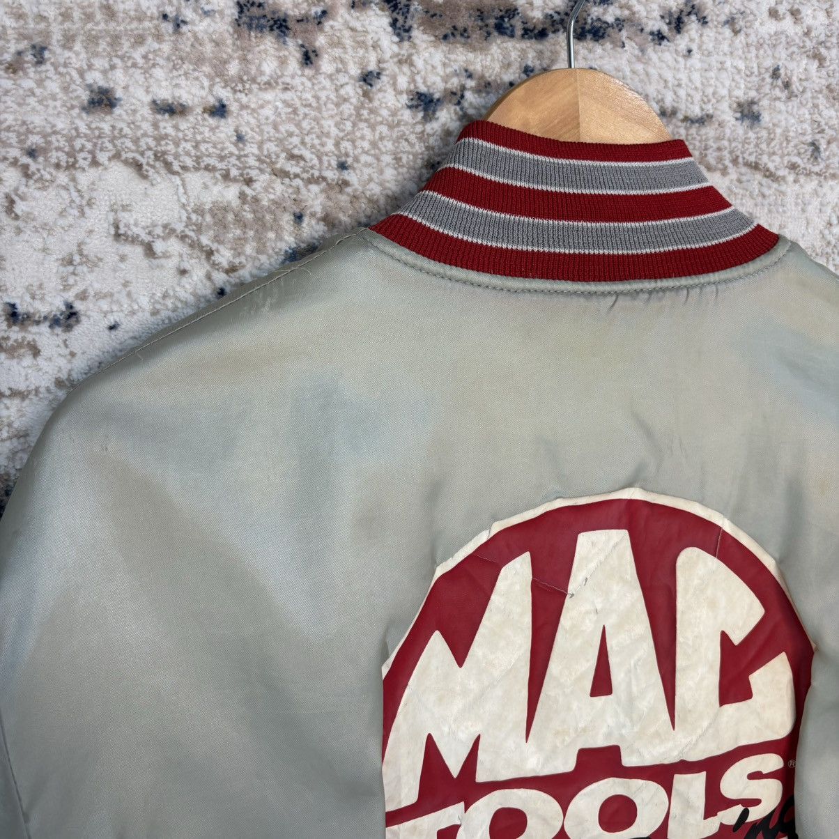 Holloway × Vintage Vintage 90s Mac Tool Racing Big Logo Bomber Jacket Size US L / EU 52-54 / 3 - 7 Thumbnail