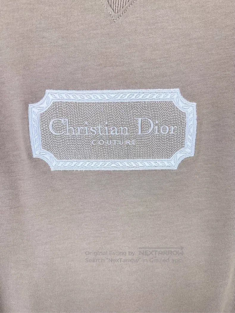 Dior Dior FW23 Solid Colour Logo Embroidered Round-neck Short-s Size US S / EU 44-46 / 1 - 4 Thumbnail