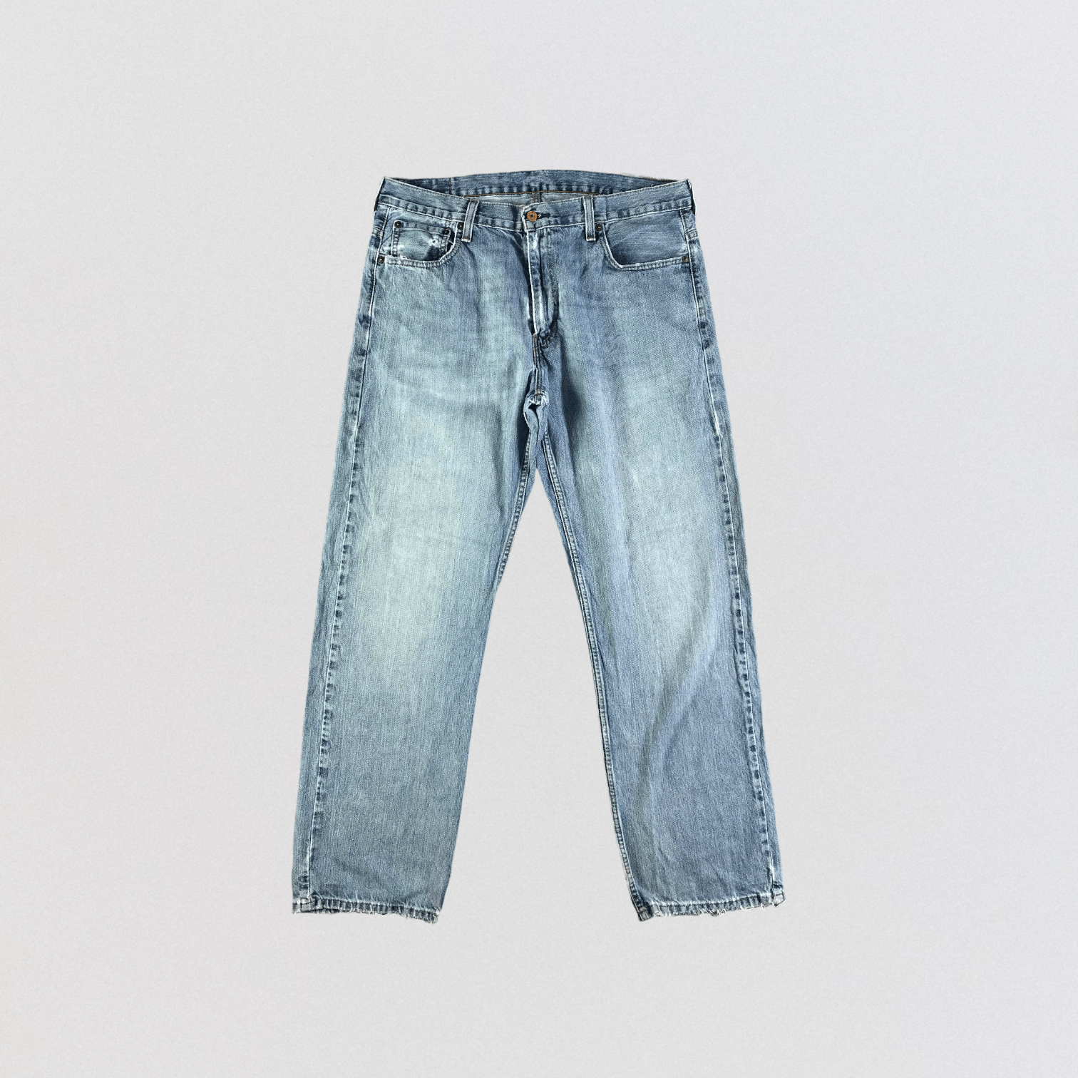 image of Blue Wash Levis 569 Jeans-Jm3456, Men's (Size 37)