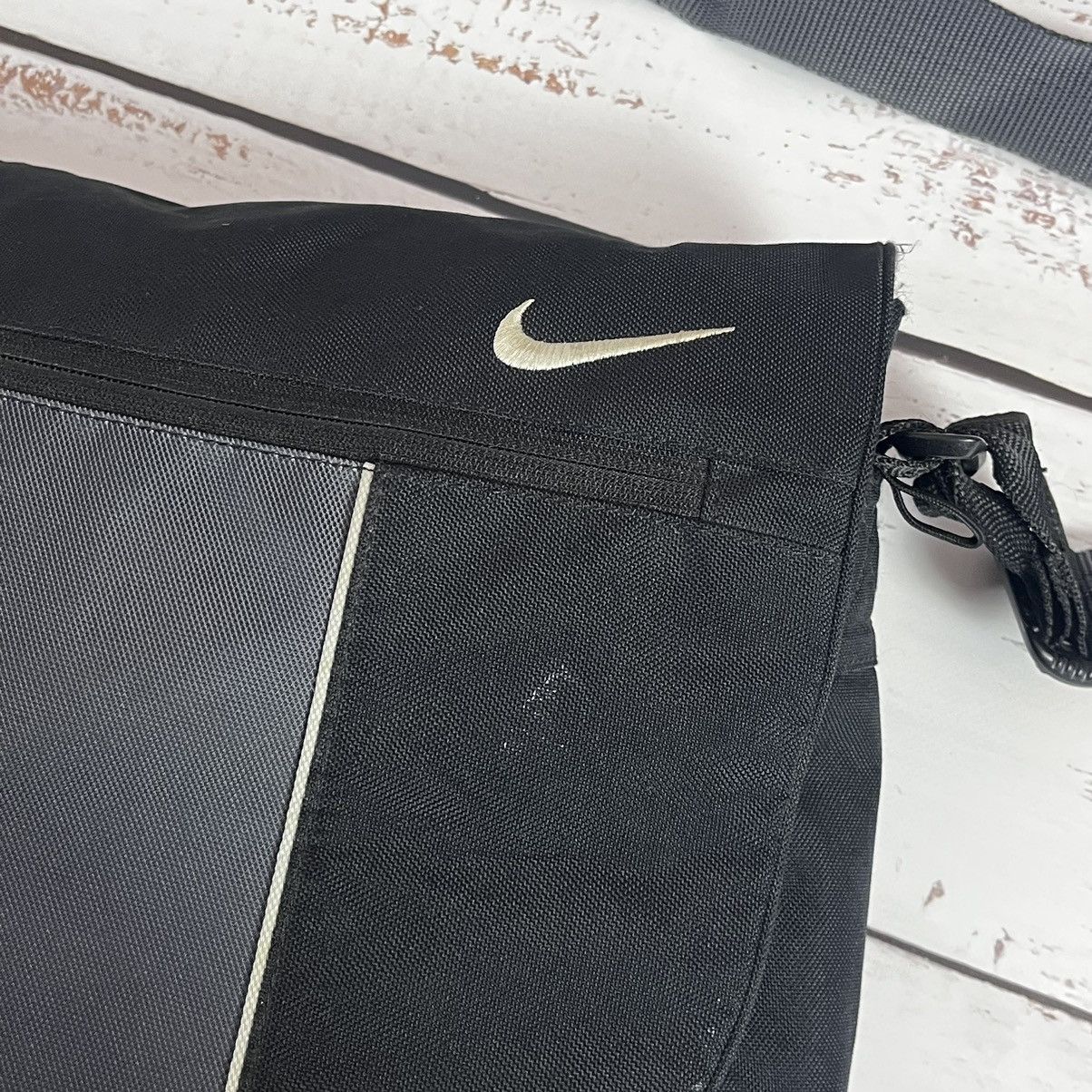 Nike × Vintage Nike Vintage Crossbody Cordura Bag Messenger Size ONE SIZE - 5 Thumbnail