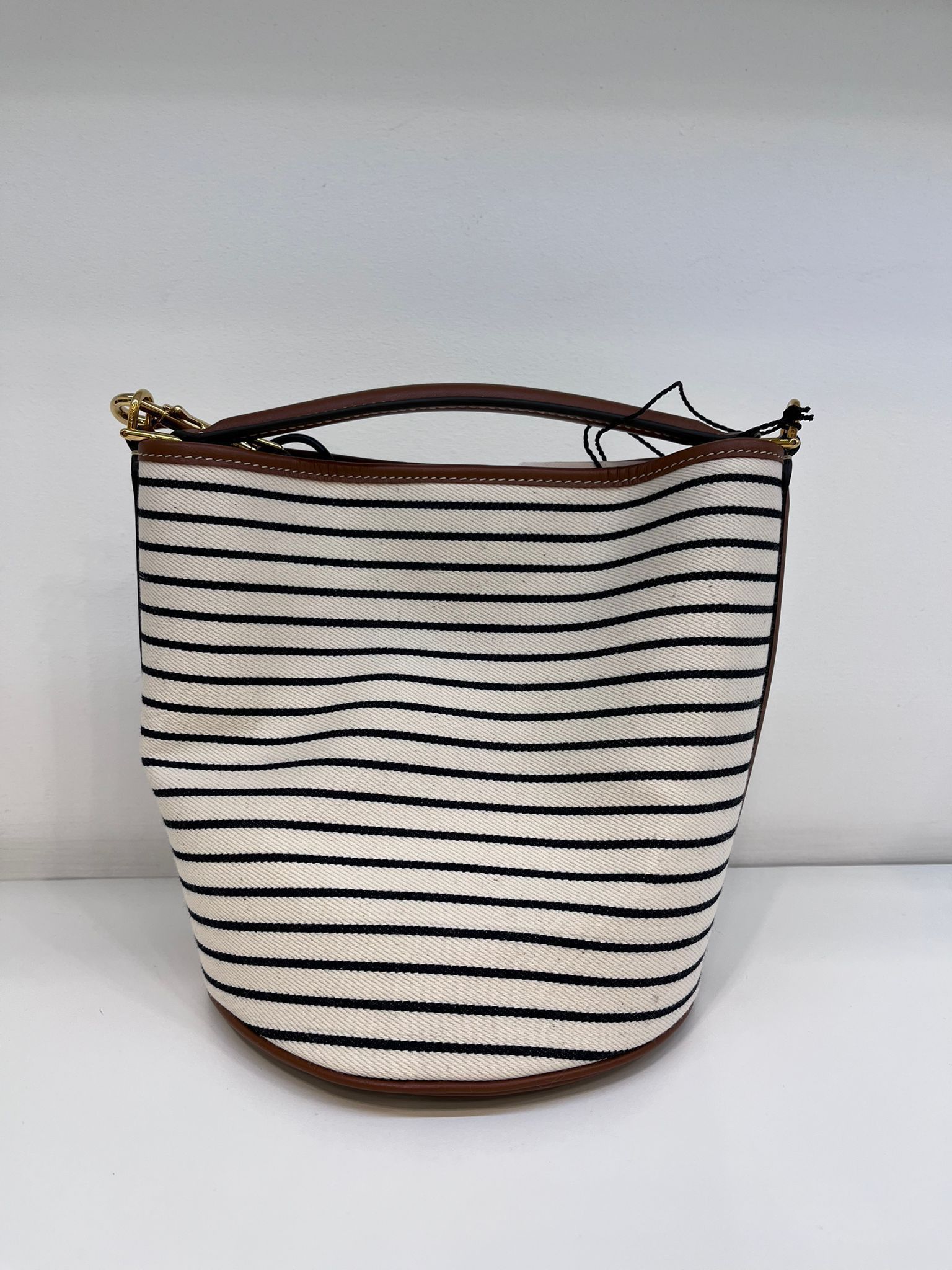 Celine o1bcso1str0725 Size : OS / 197572 16 Soft Bag in Navy/Tan Size ONE SIZE - 5 Thumbnail