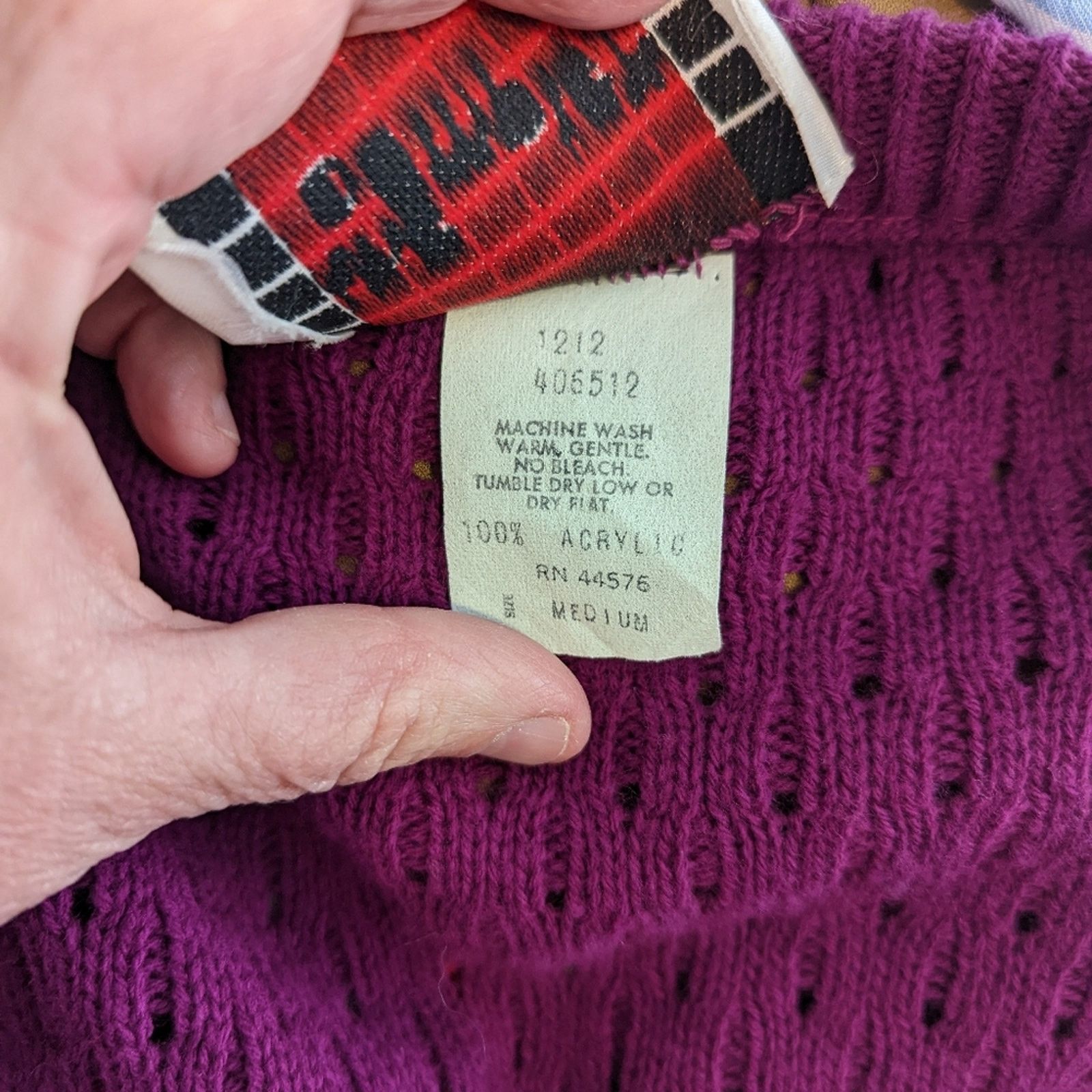 Vintage Vintage 80's Knit The Complex Cardigan M Size M / US 6-8 / IT 42-44 - 2 Thumbnail
