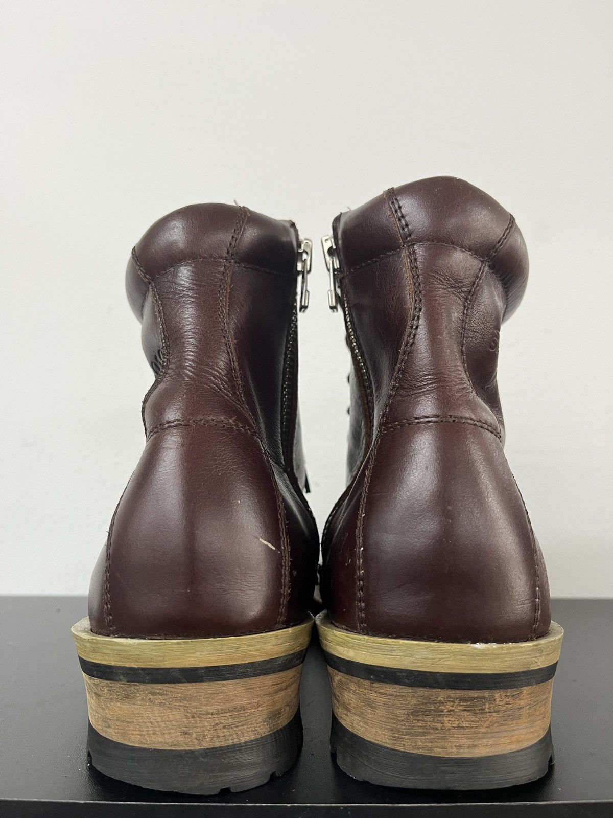 KMRii Jackrose Ann Demeulemeestee Style Cowhide Leather Boots Size US 9 / EU 42 - 24 Thumbnail