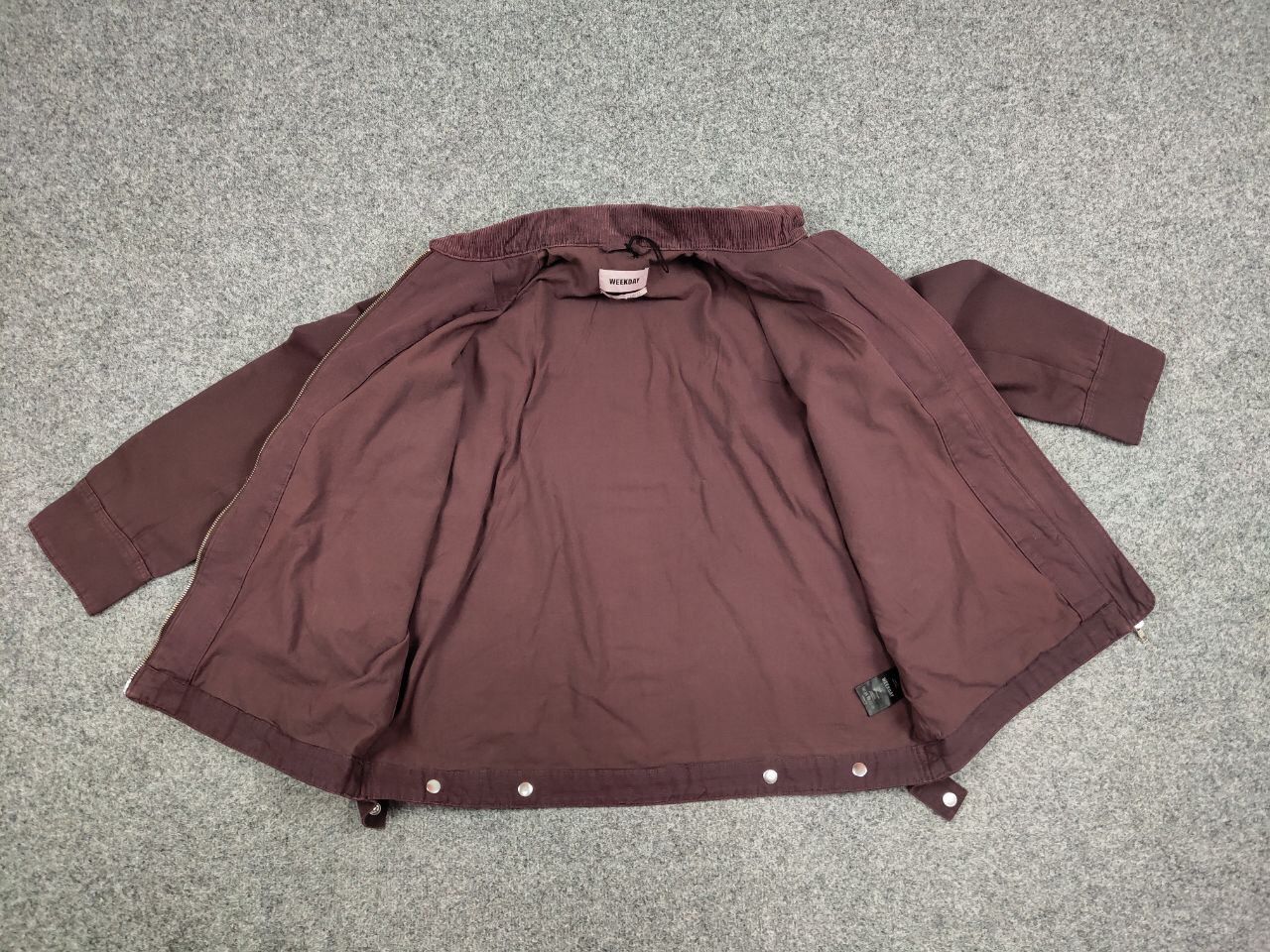 Weekday Weekday ayla twill Jacket Vintage Dark Fabric Faded Style Size US S / EU 44-46 / 1 - 19 Thumbnail