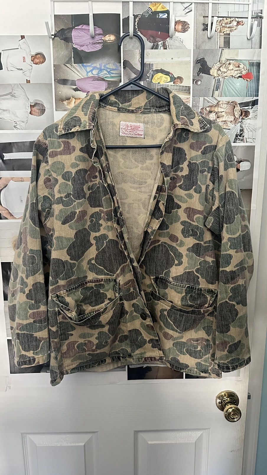 Outlets Vintage 1950s Canvasback Hunting Camo Jacket