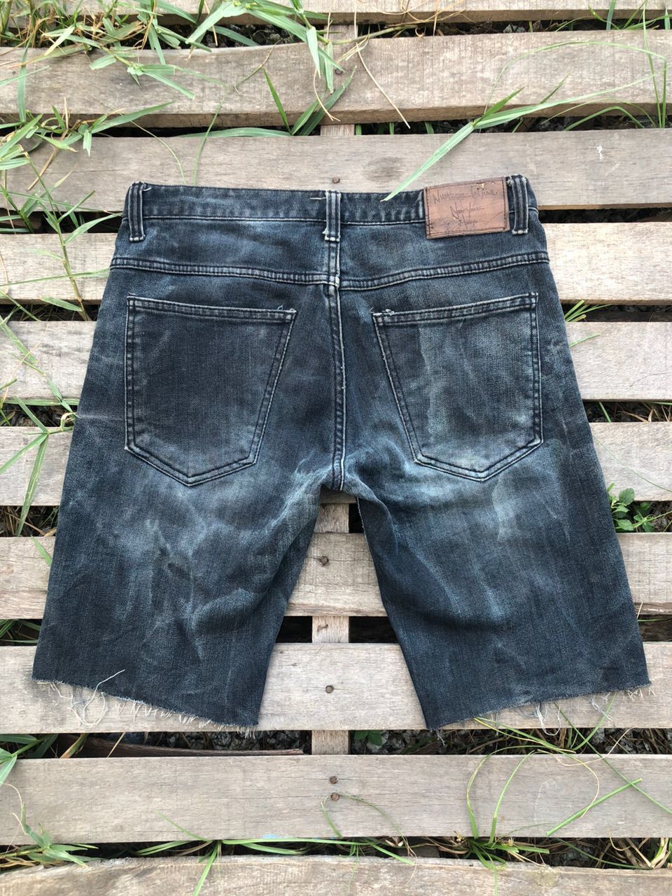 Number (N)ine Number (N)ine Denim Jeans Shorts Size US 30 / EU 46 - 2 Thumbnail