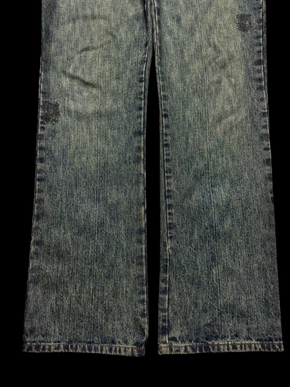 FLARE 90s Style Japanese Mudwash Dark Denim Jeans