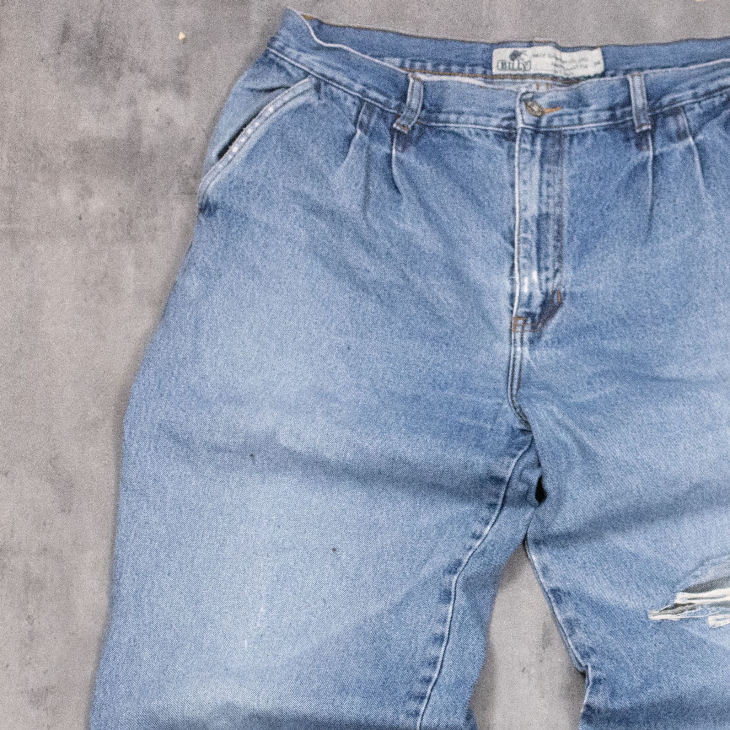 JNCO VTG Y2K Billy Mid Wash Baggy Denim Jeans Size US 34 / EU 50 - 8 Thumbnail