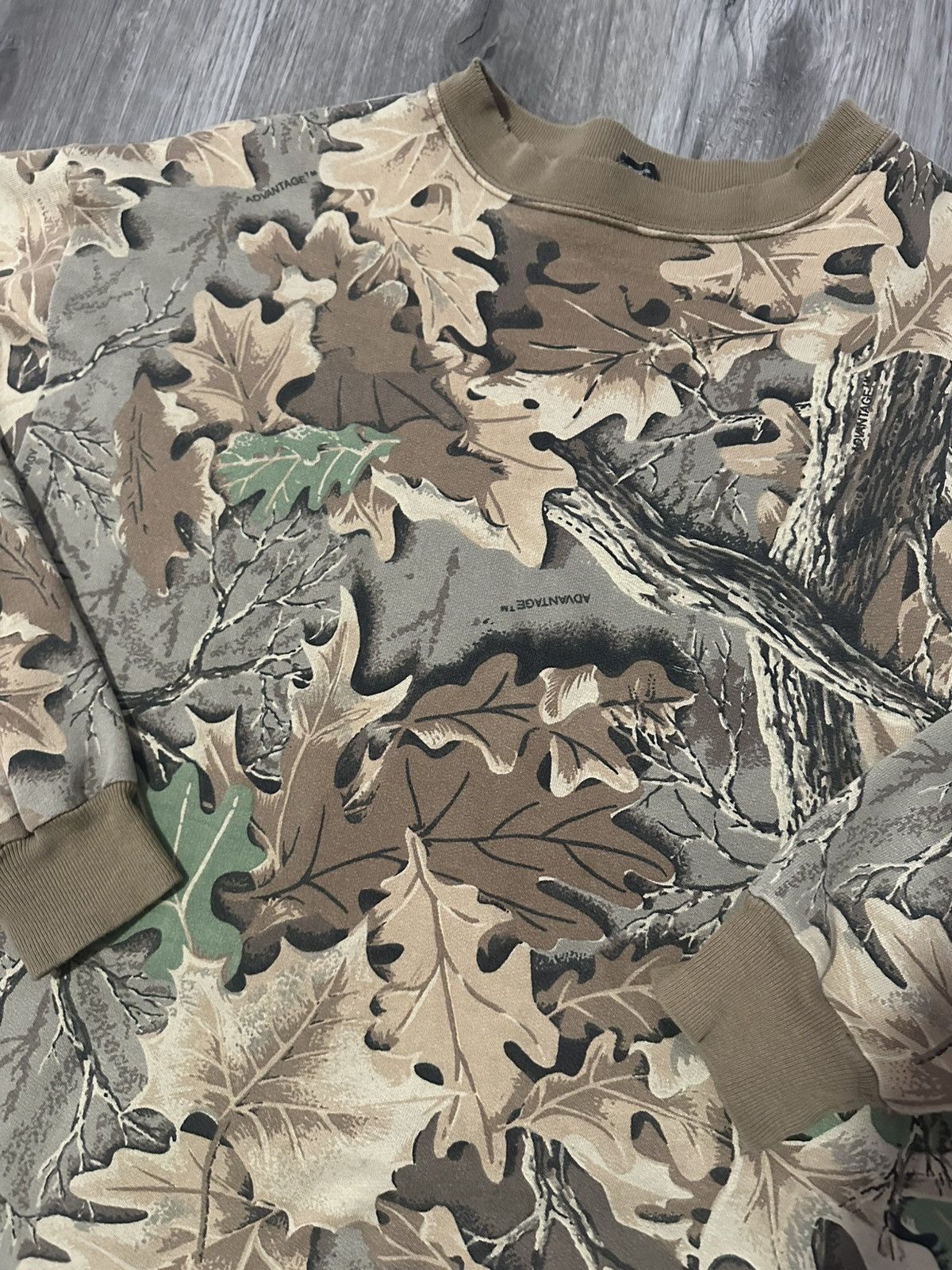 Vintage Vintage camo crewneck Size US L / EU 52-54 / 3 - 2 Thumbnail
