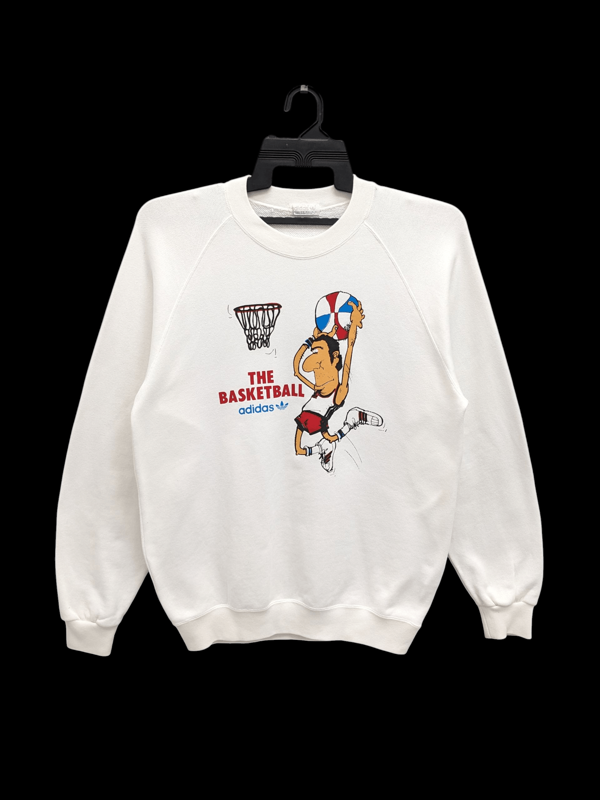 Adidas VINTAGE 80S ADIDAS THE BASKETBALL SWEATSHIRT Size US L / EU 52-54 / 3 - 1 Thumbnail