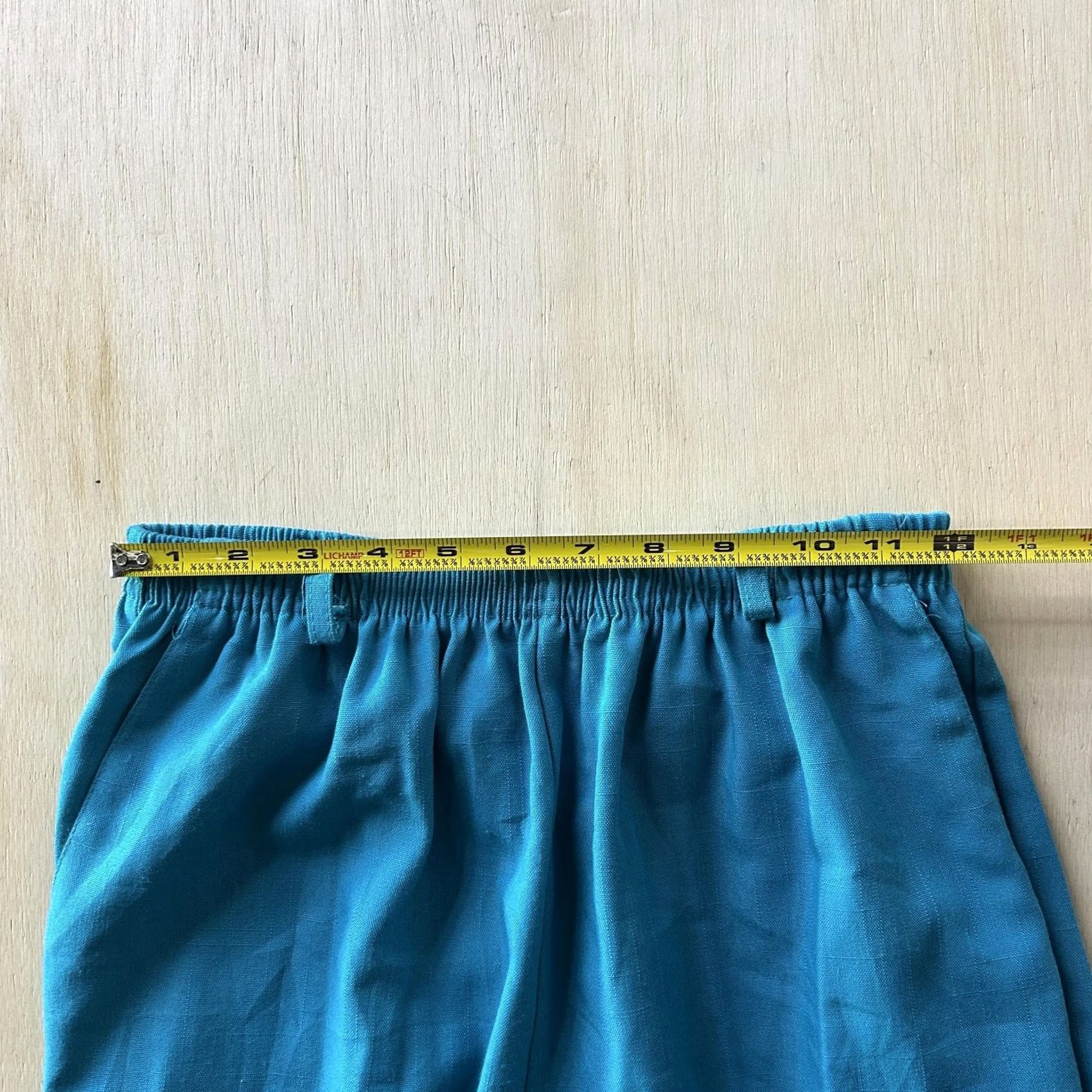 Vintage VINTAGE Alfred Dunner Pants Womens 10P Blue Twill Elastic Waist Belted USA Size 32" / US 10 / IT 46 - 4 Thumbnail