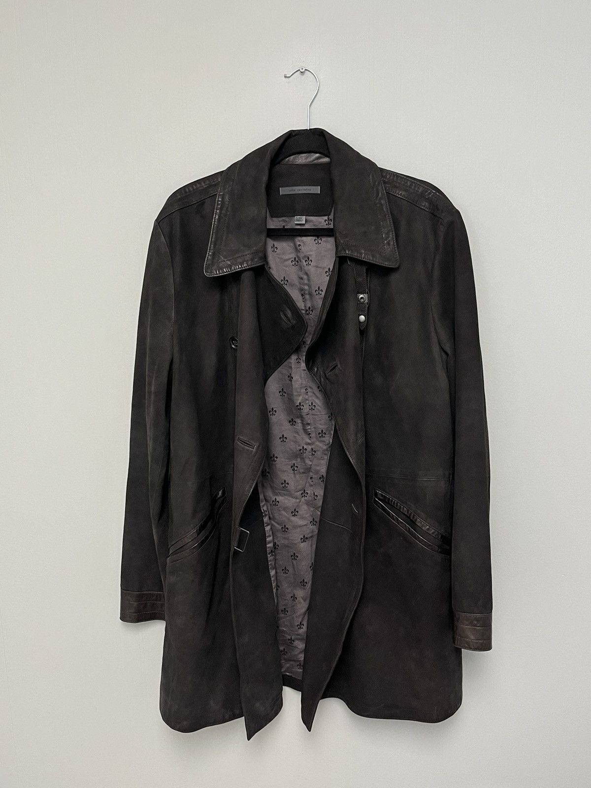 John Varvatos Suede trench coat. 50 Size US M / EU 48-50 / 2 - 8 Thumbnail
