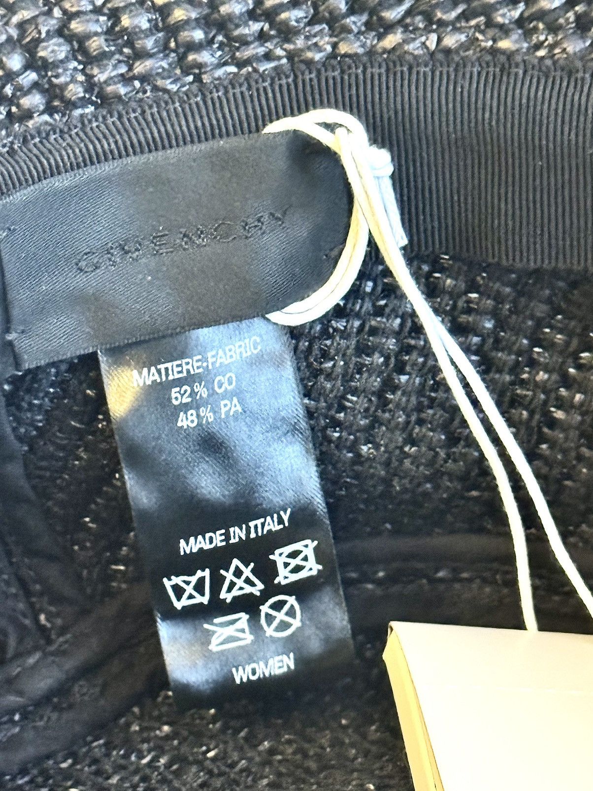 Givenchy givenchy bucket hat in woven black coated paper 57 Size ONE SIZE - 3 Thumbnail