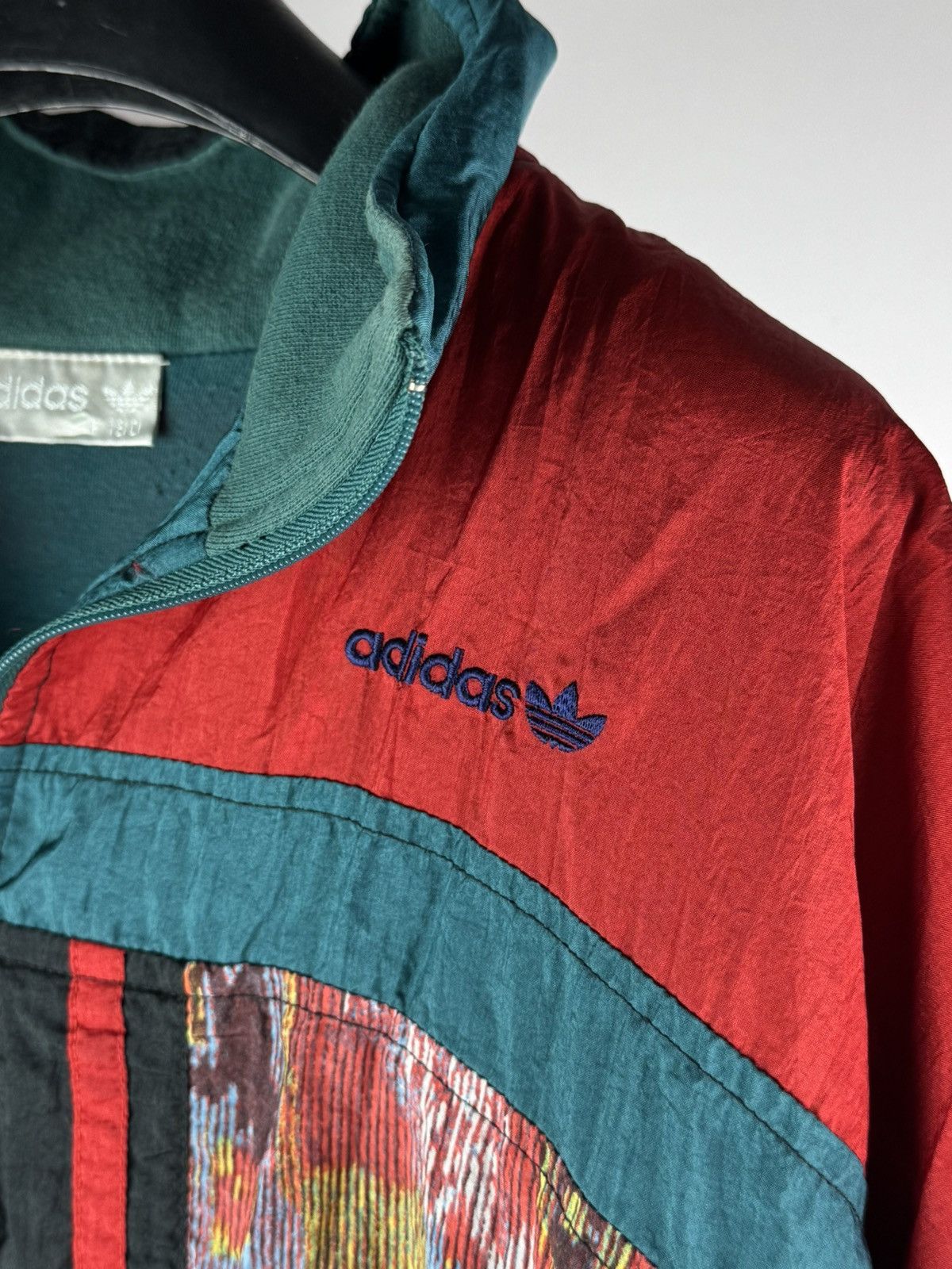 Adidas Vintage 90s Adidas Explosive Reaction Windbreaker Jacket Size US M / EU 48-50 / 2 - 3 Thumbnail