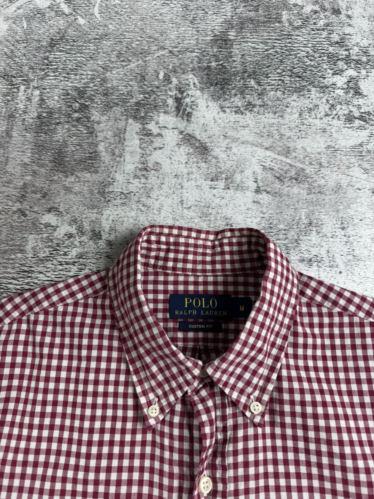 Polo Ralph Lauren Polo Ralph Lauren Cherry Basic Blank Longsleeve Button Shirt Size US M / EU 48-50 / 2 - 11 Thumbnail