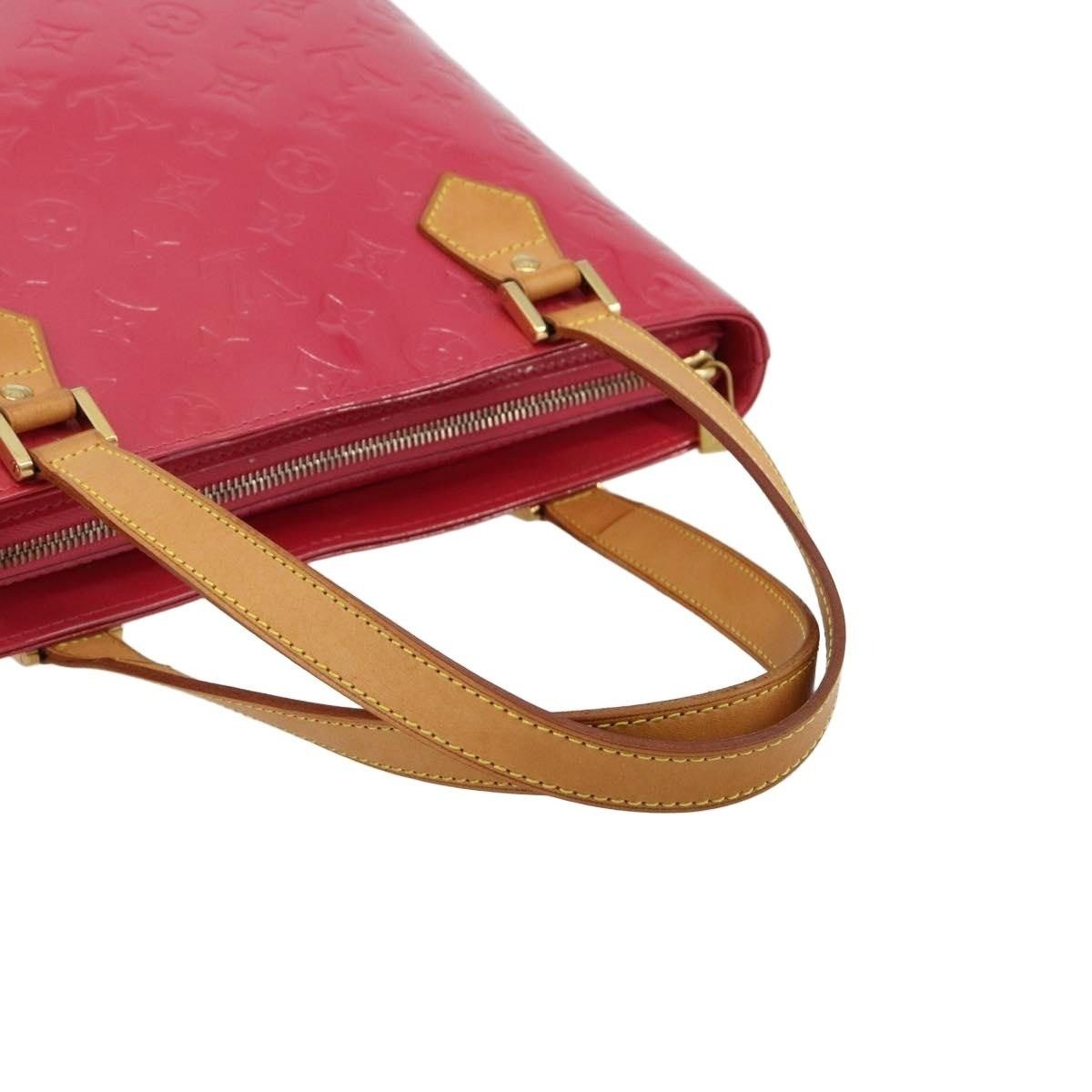 Louis Vuitton Louis Vuitton Monogram Vernis Houston Handbag Pink Size ONE SIZE - 10 Thumbnail