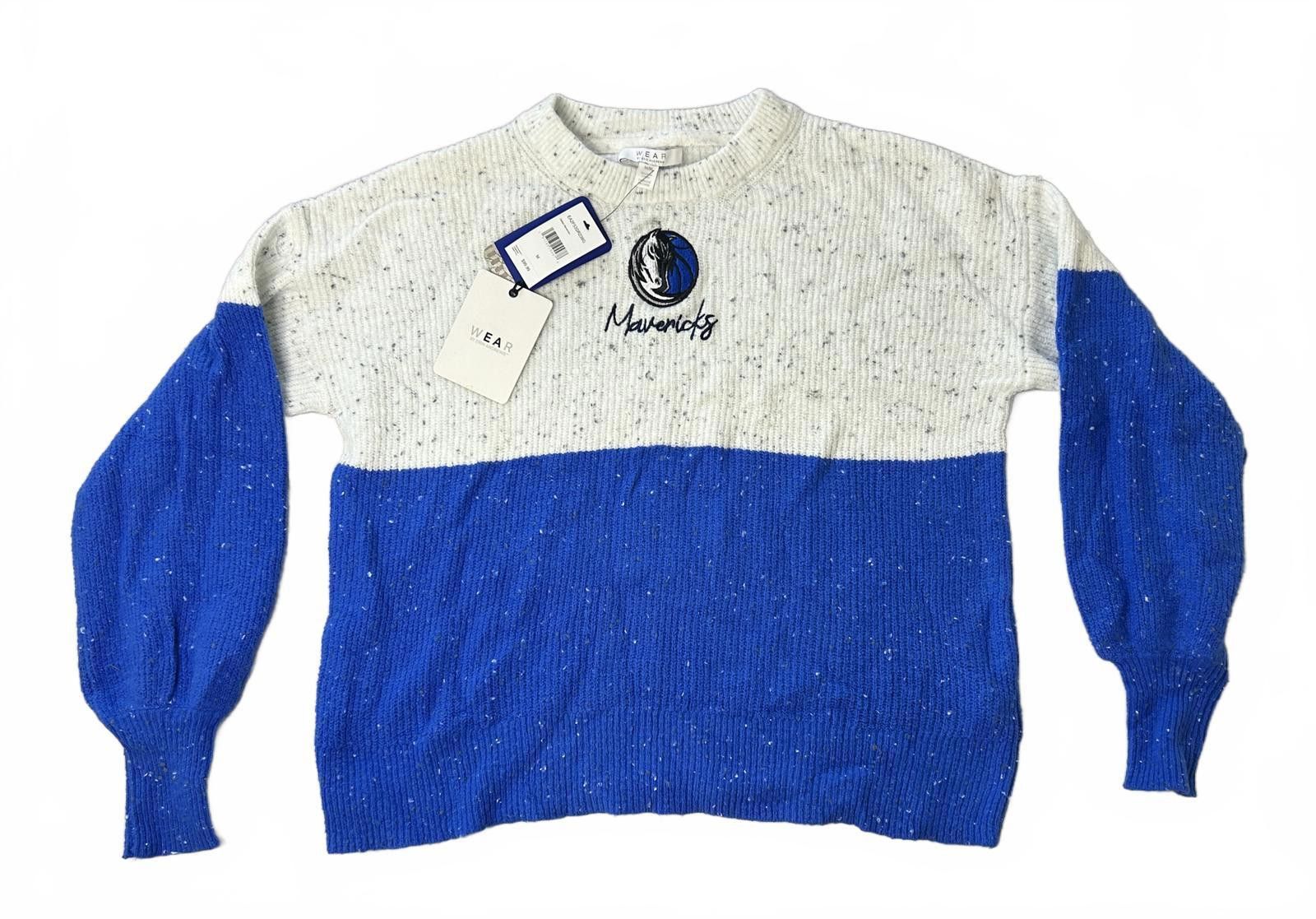 NBA NBA Dallas Mavericks Colorblock Knit Sweater Womens Medium Size US M / EU 48-50 / 2 - 1 Thumbnail