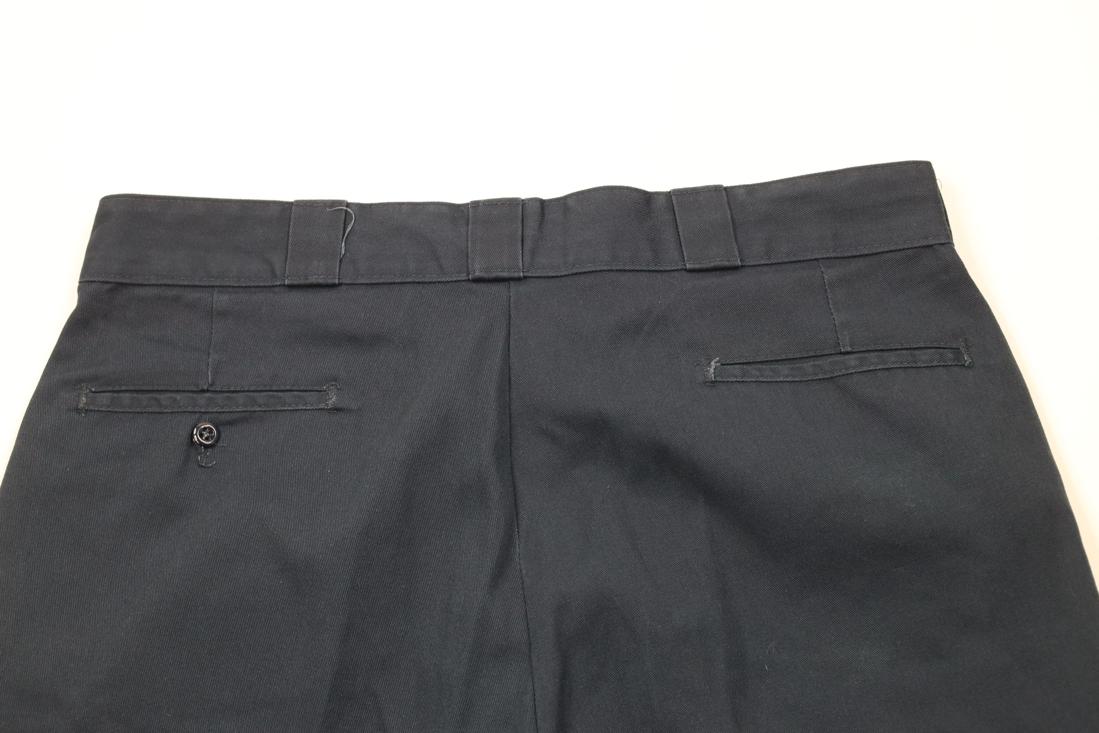 Dickies × Vintage Vintage Y2K Dickies Spell Out Loose Fit Workwear Shorts Blue Size US 36 / EU 52 - 12 Thumbnail