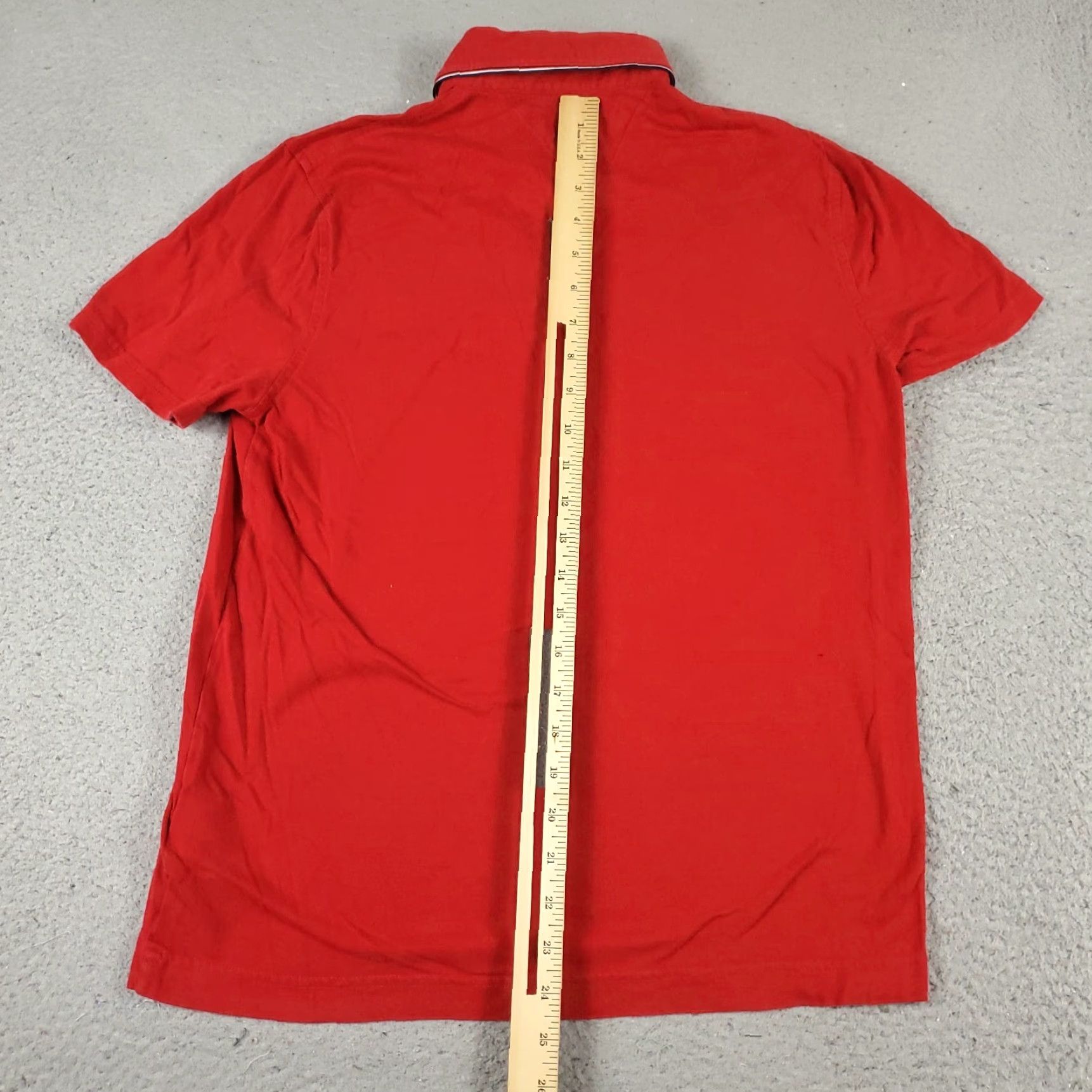 Tommy Hilfiger Tommy Hilfiger Polo Shirt Mens Small Red Short Sleeve Casual Size US S / EU 44-46 / 1 - 3 Thumbnail