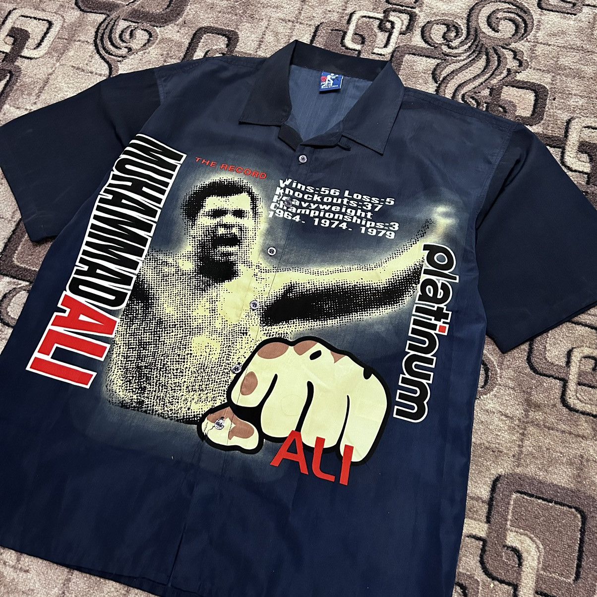 Fubu Fubu Platinium vintage full print shirt Muhammad Ali Boxing Size US XXL / EU 58 / 5 - 2 Thumbnail
