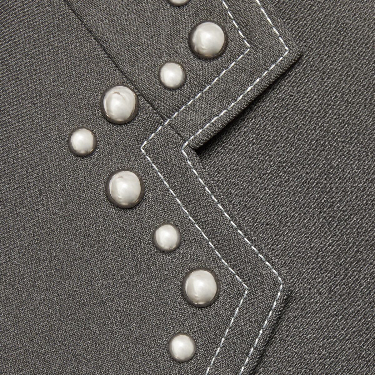 Gucci o1w1db10525 Fluid Drill Studded Jacket in Grey Size US L / EU 52-54 / 3 - 5 Thumbnail
